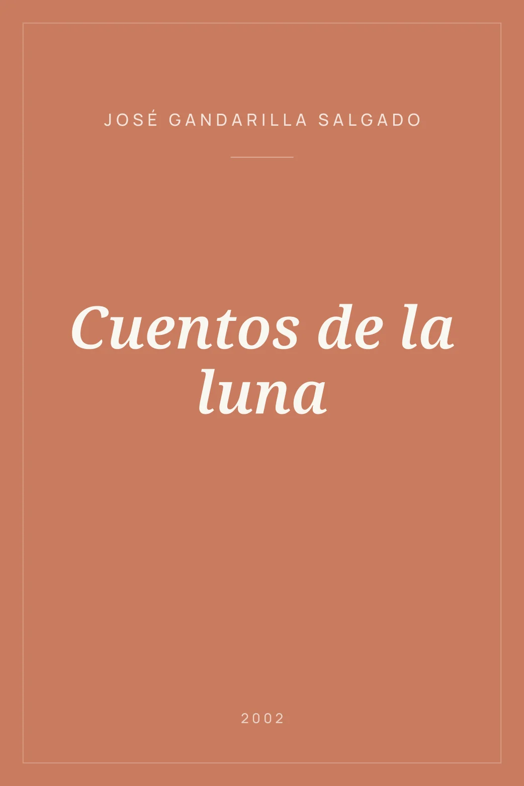 Portada de Cuentos de la luna
