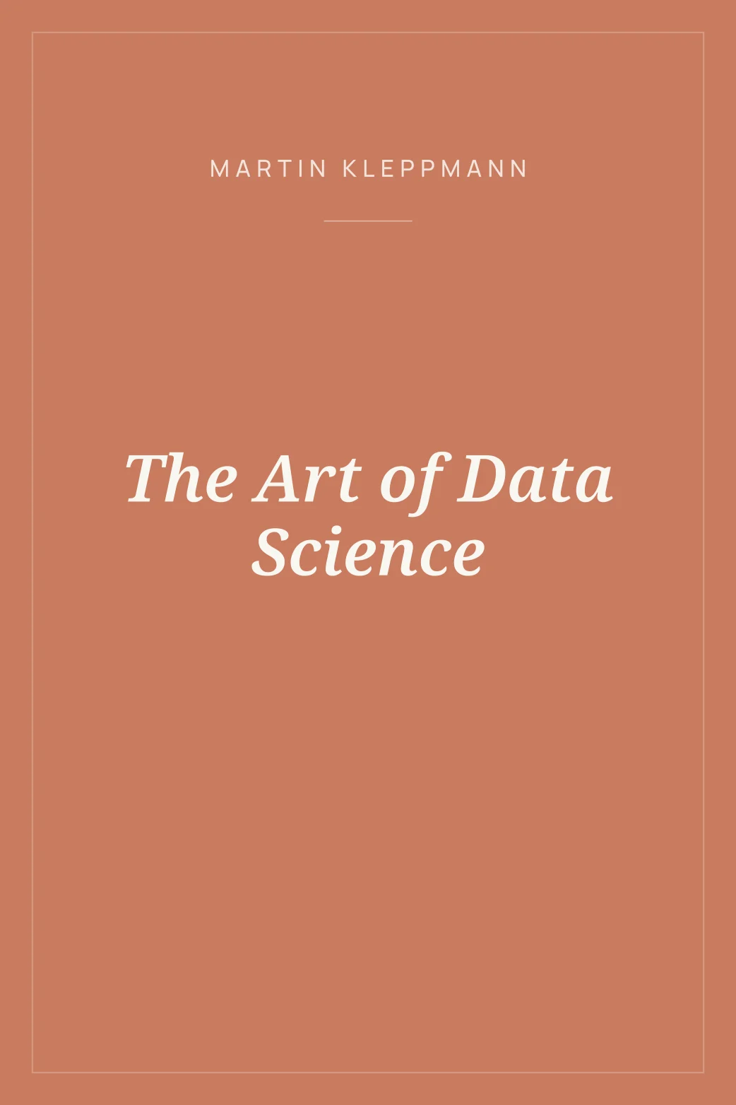 Portada de The Art of Data Science