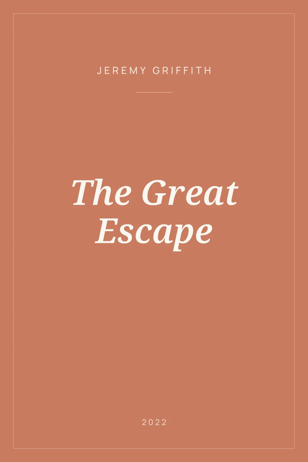 Portada de The Great Escape