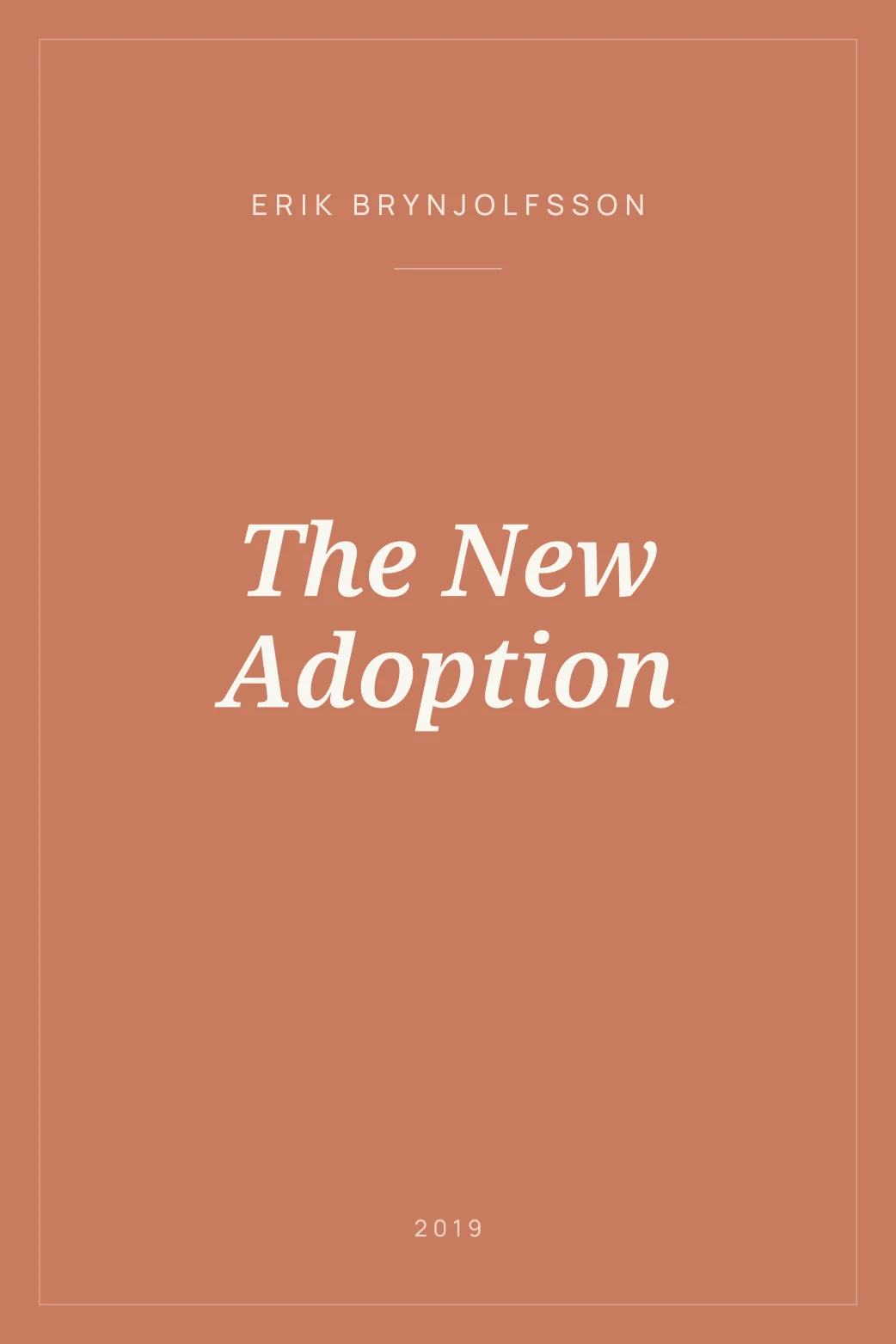 Portada de The New Adoption