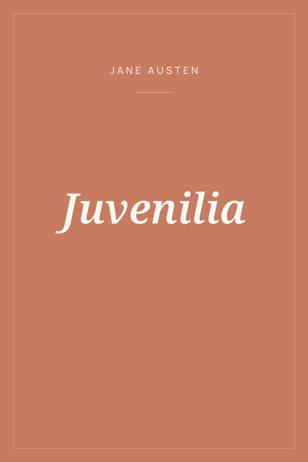 Portada de Juvenilia