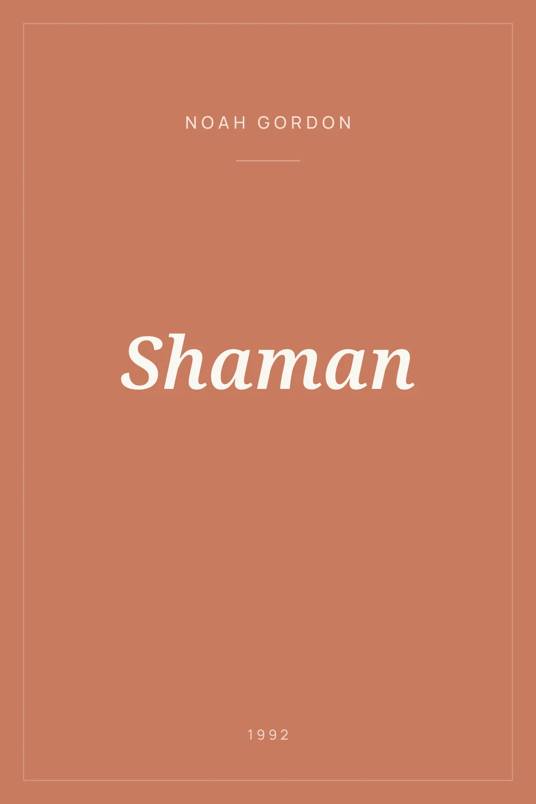 Portada de Shaman