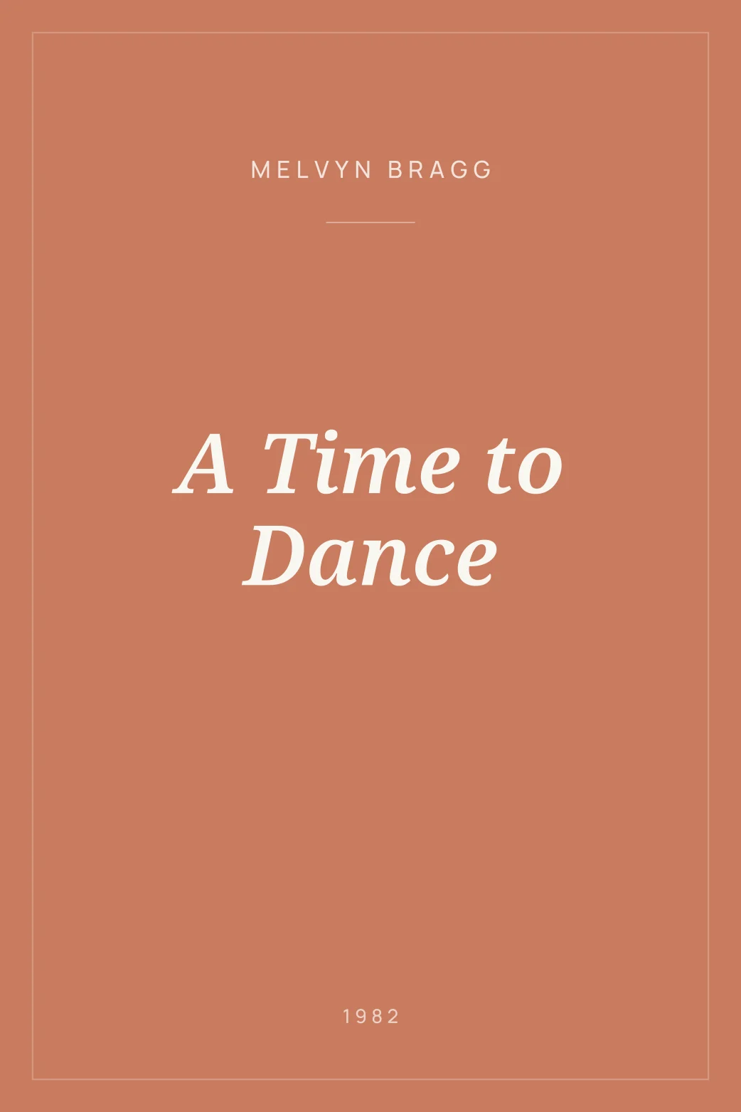 Portada de A Time to Dance