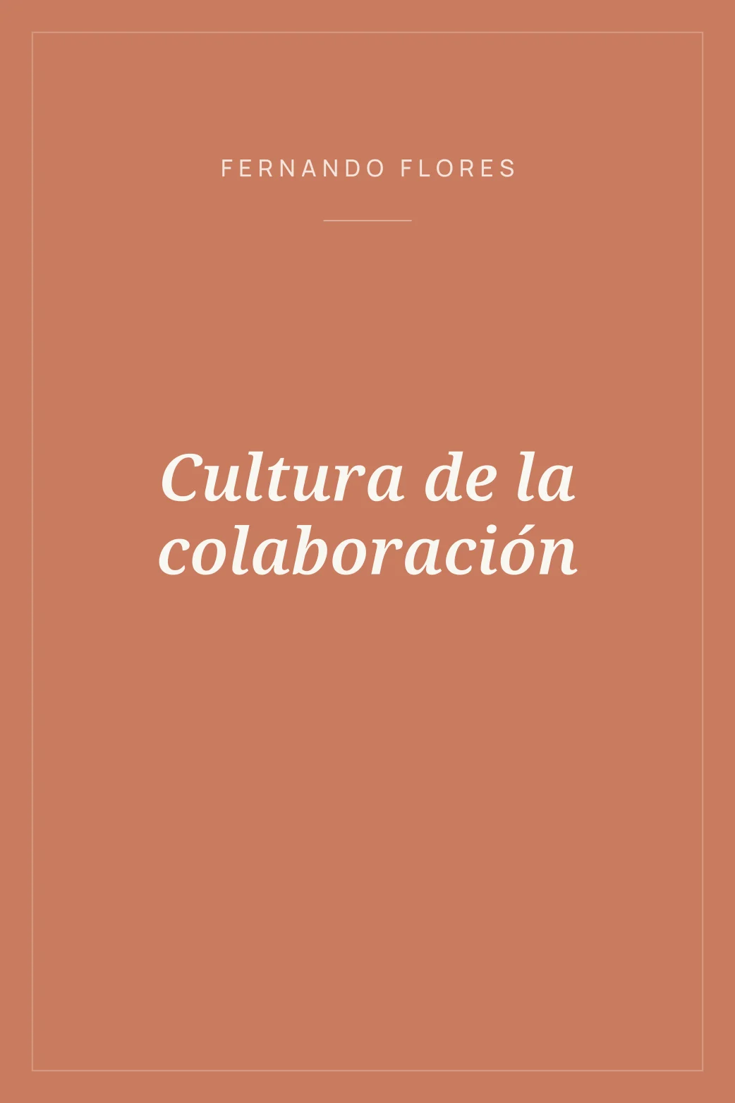 Portada de Cultura de la colaboración