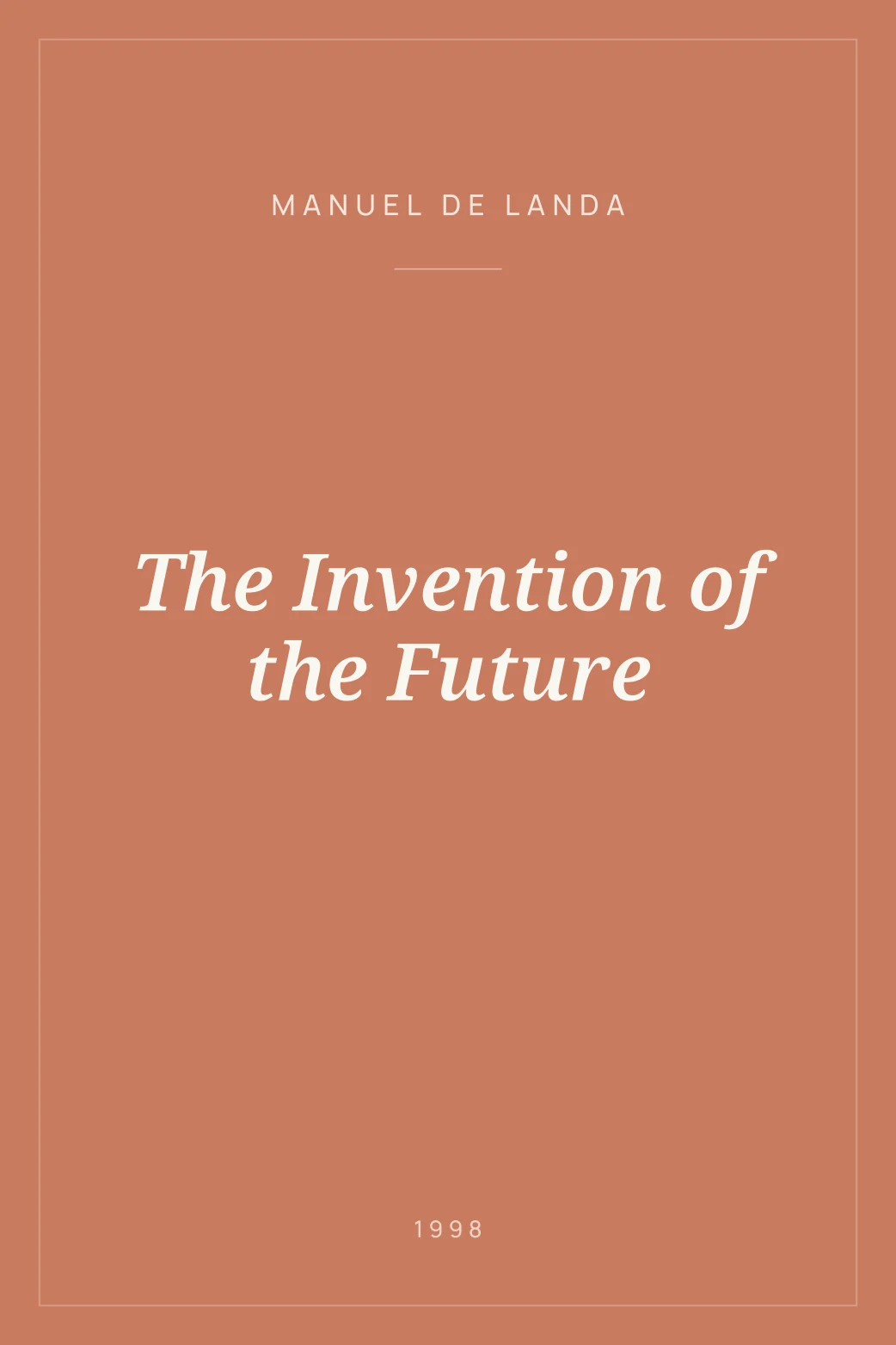 Portada de The Invention of the Future