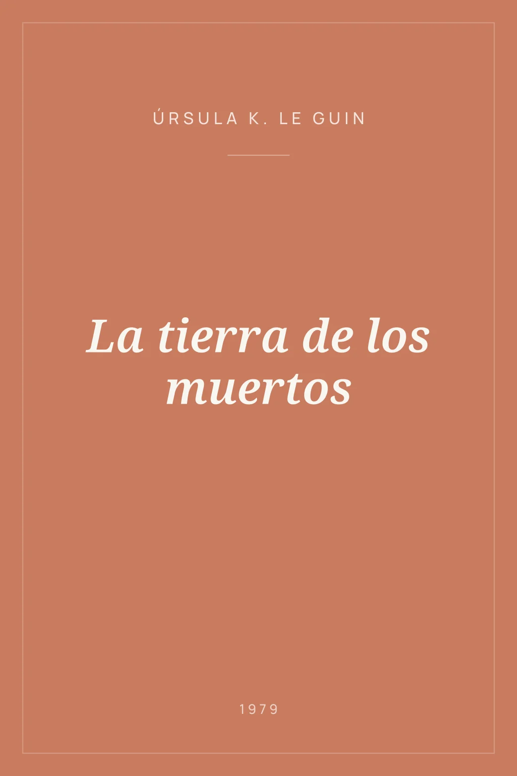 Portada de La tierra de los muertos