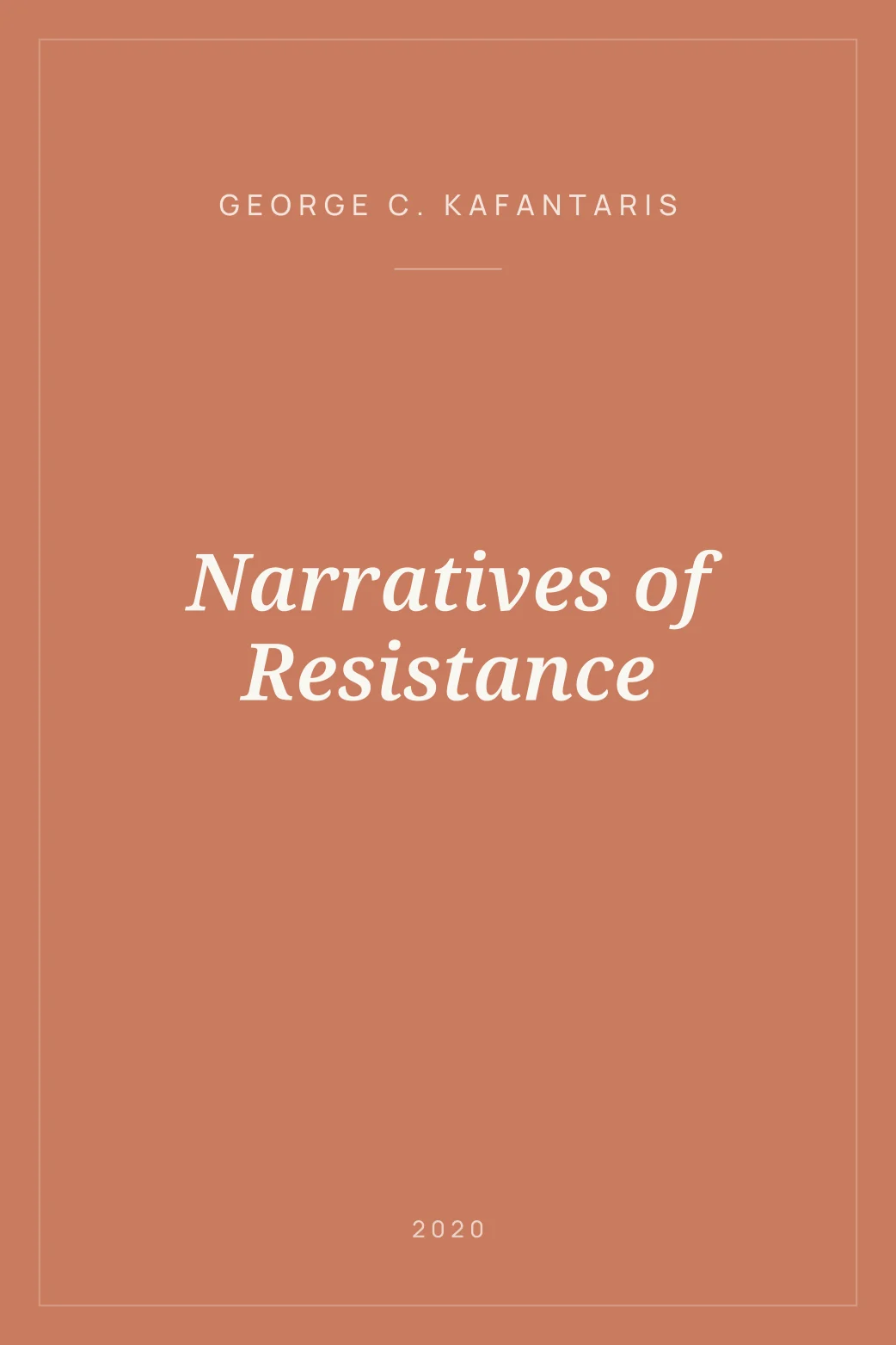 Portada de Narratives of Resistance
