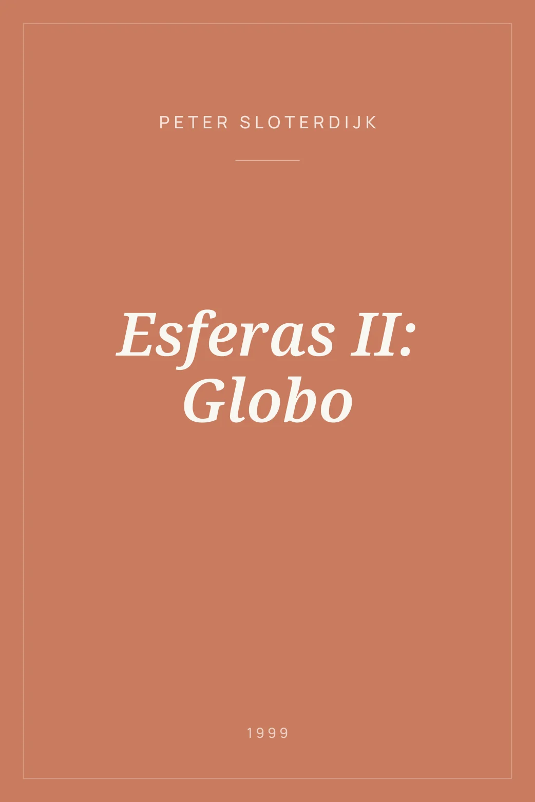 Portada de Esferas II: Globo