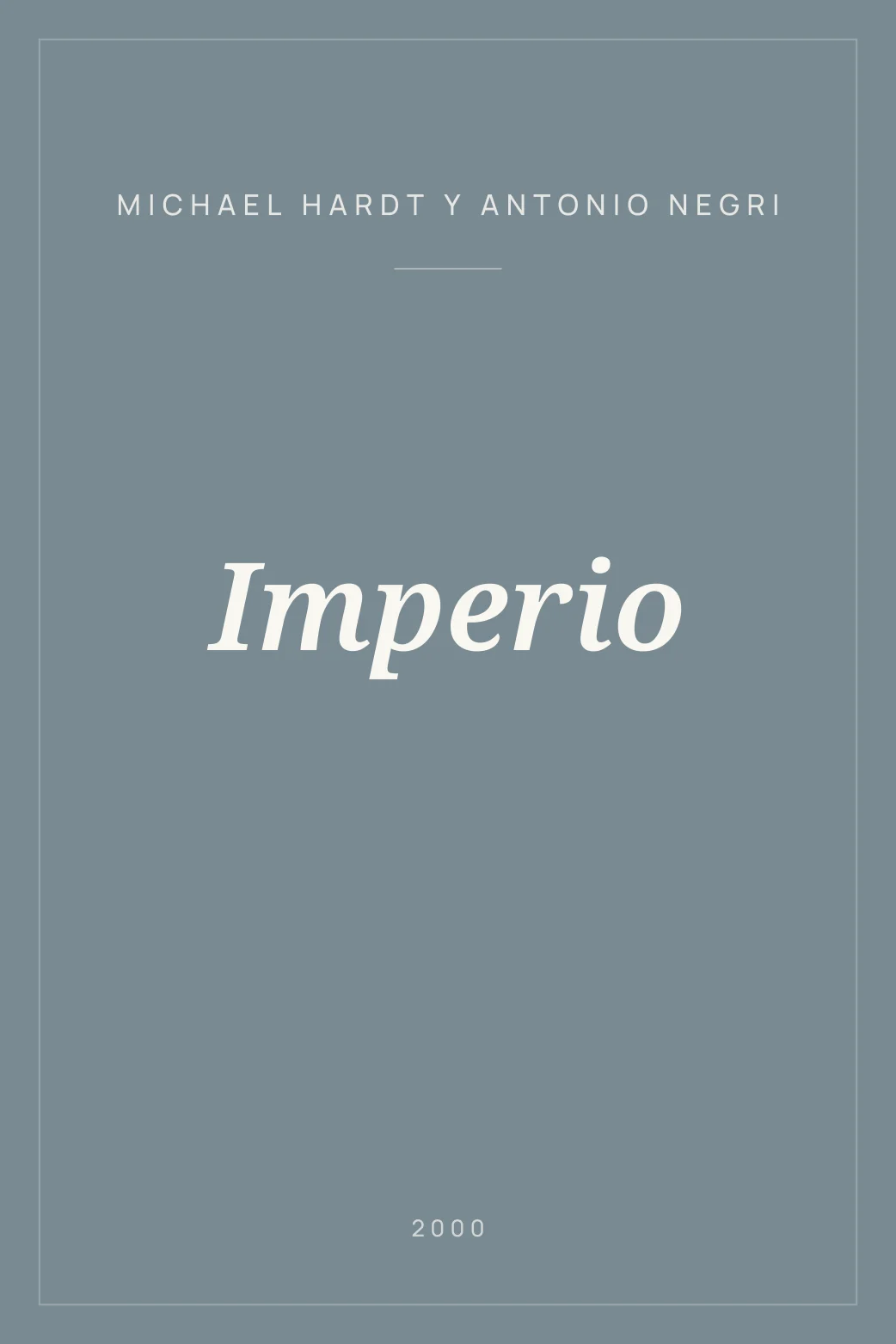 Portada de Imperio