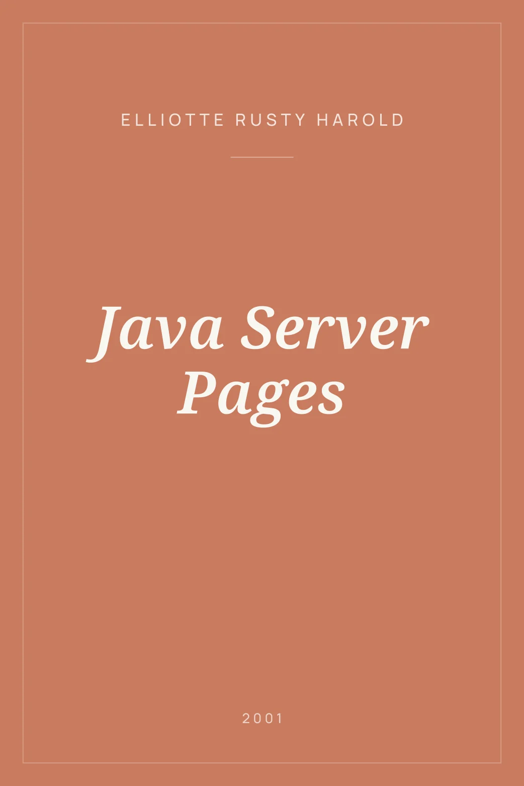 Portada de Java Server Pages