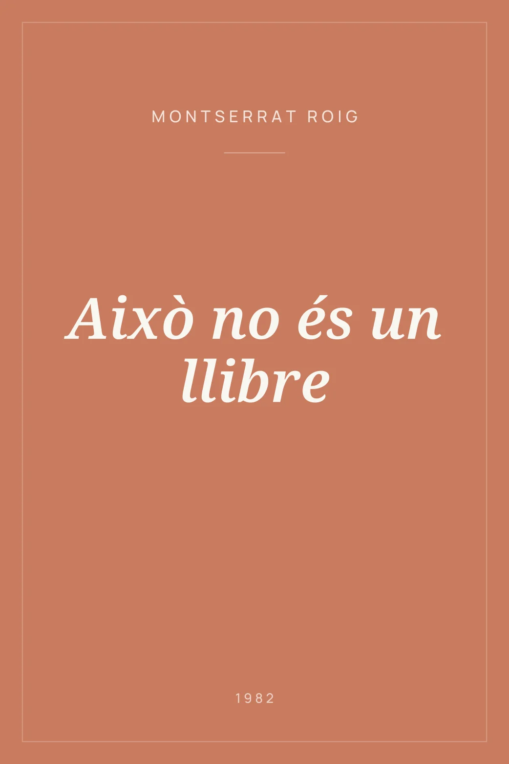 Portada de Això no és un llibre