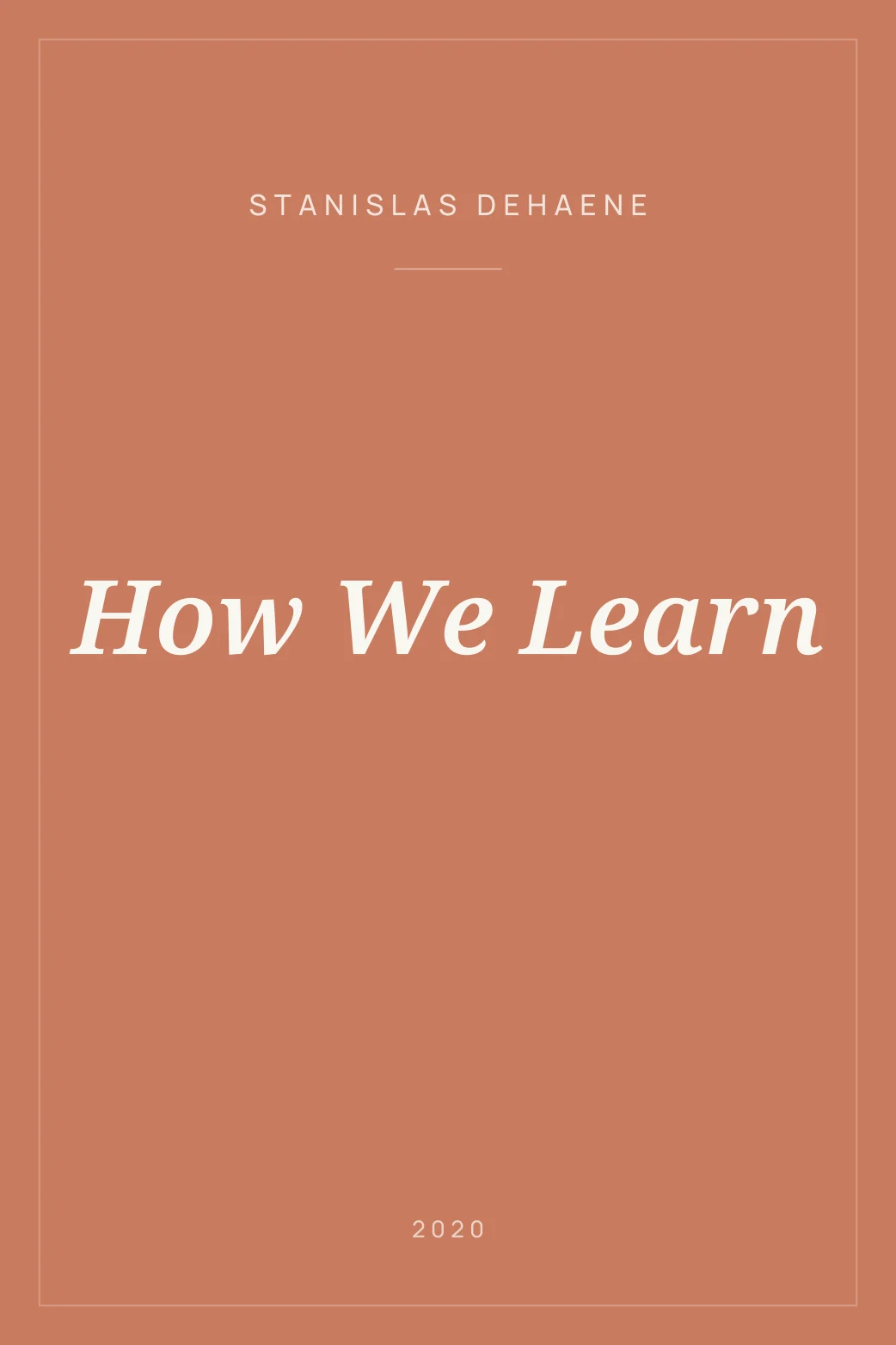 Portada de How We Learn