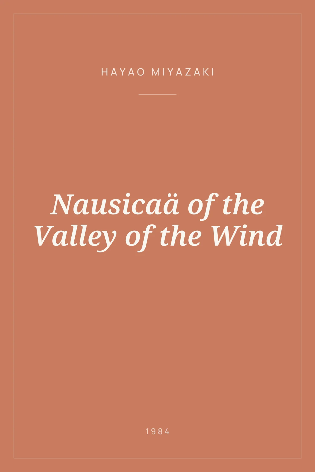 Portada de Nausicaä of the Valley of the Wind