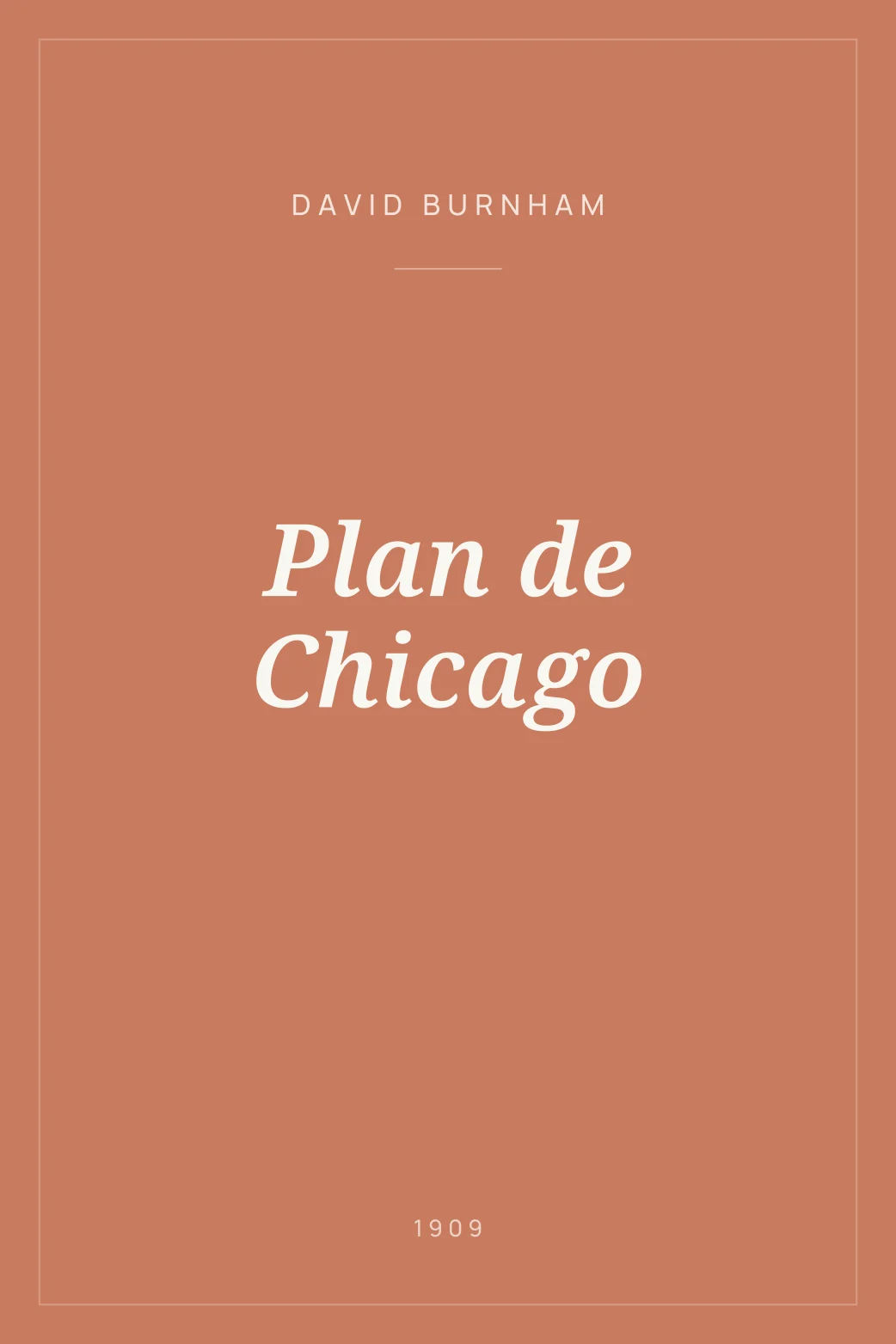 Portada de Plan de Chicago