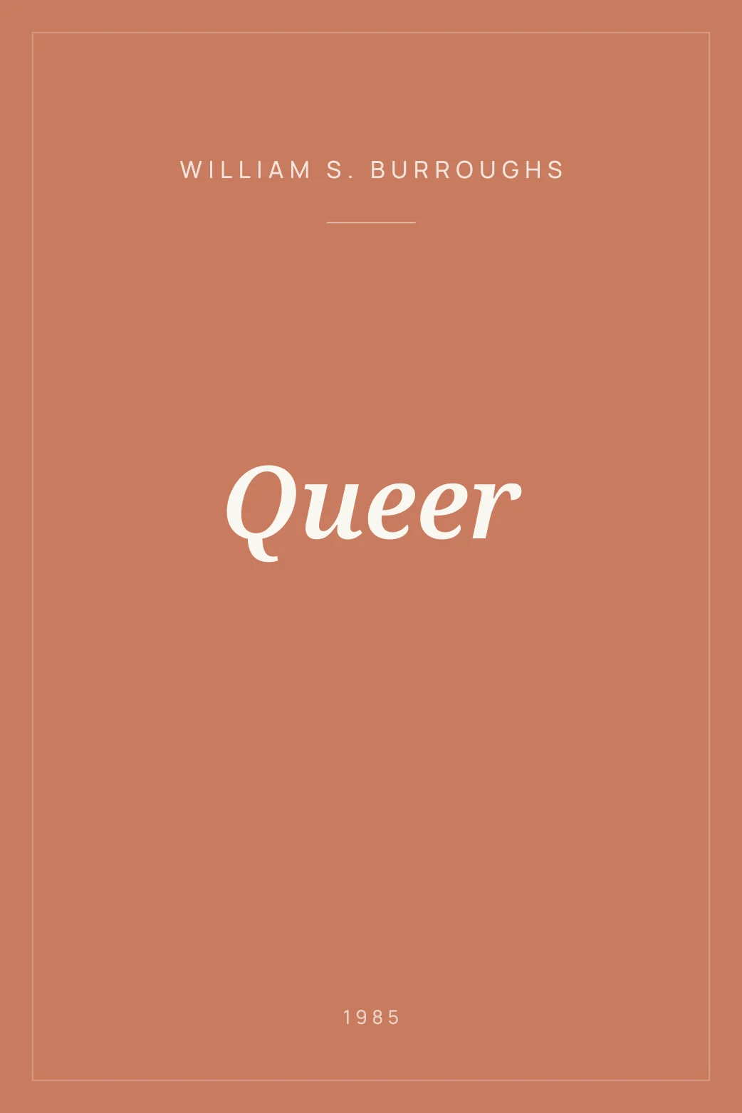 Portada de Queer
