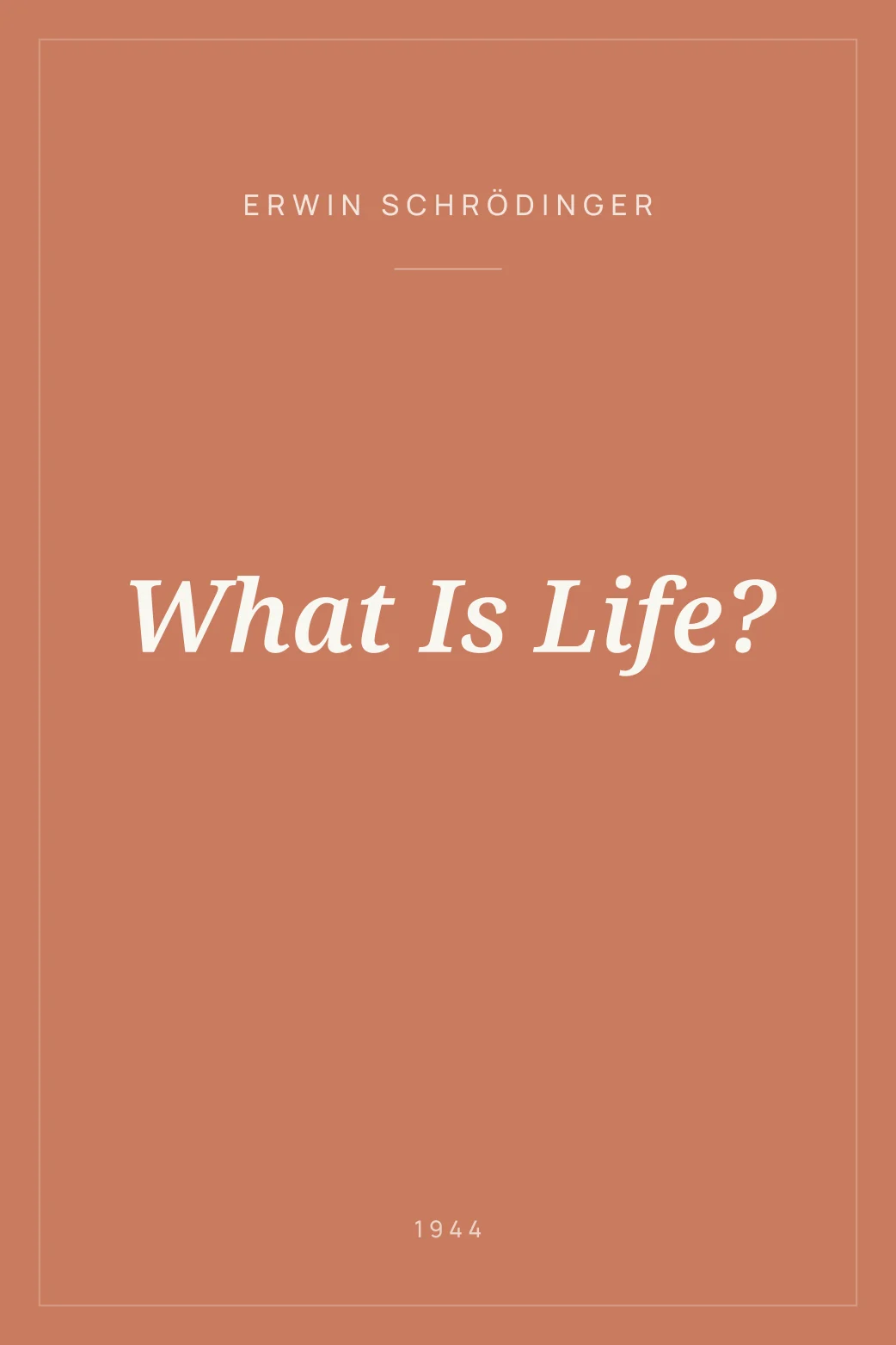 Portada de What Is Life?