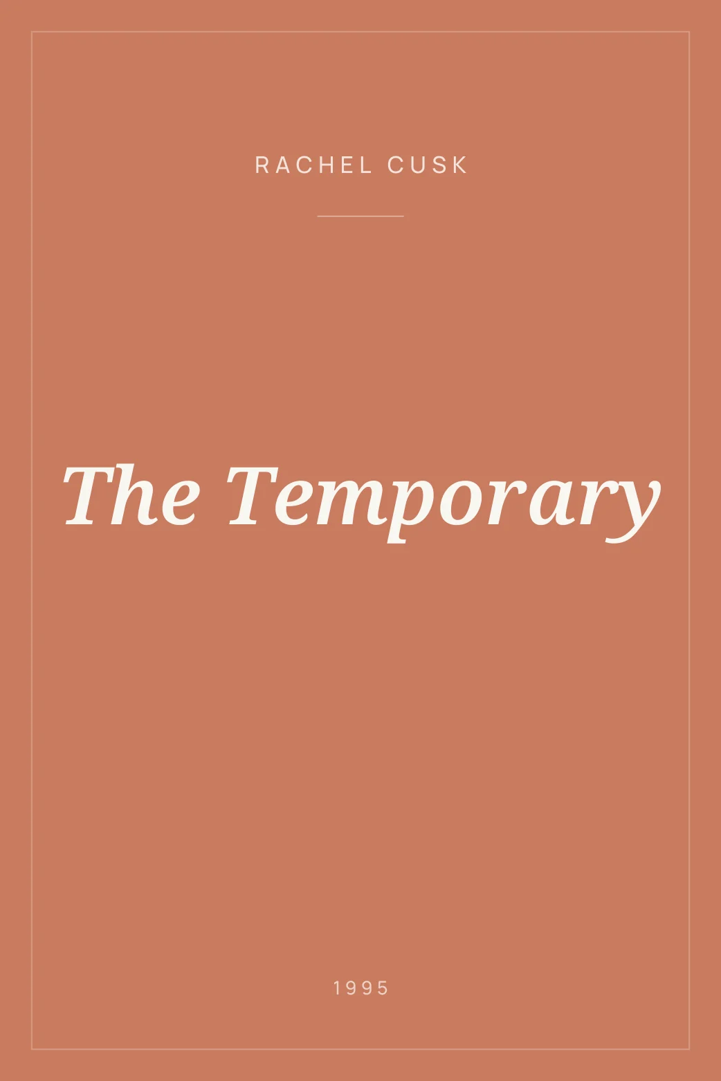 Portada de The Temporary