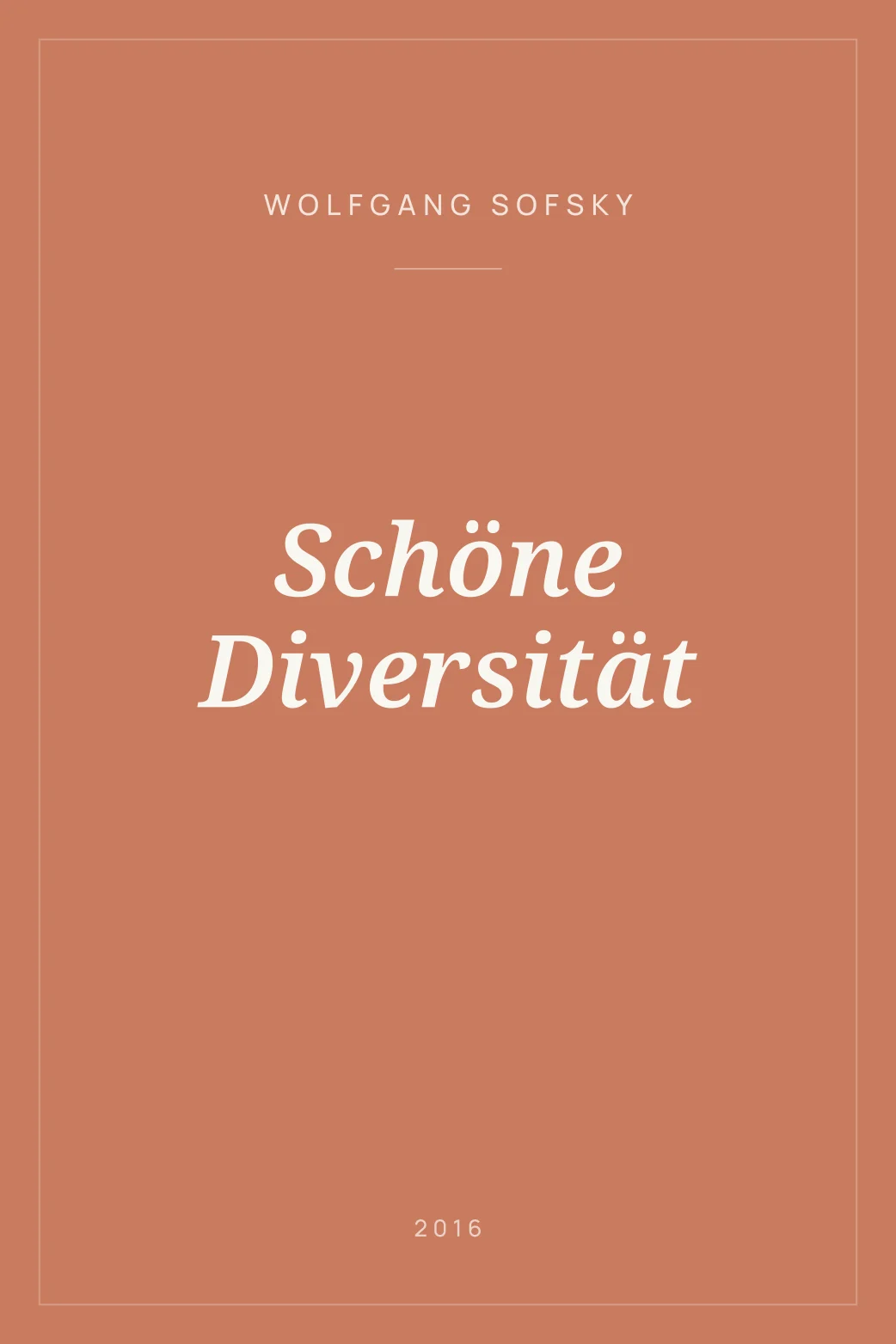 Portada de Schöne Diversität