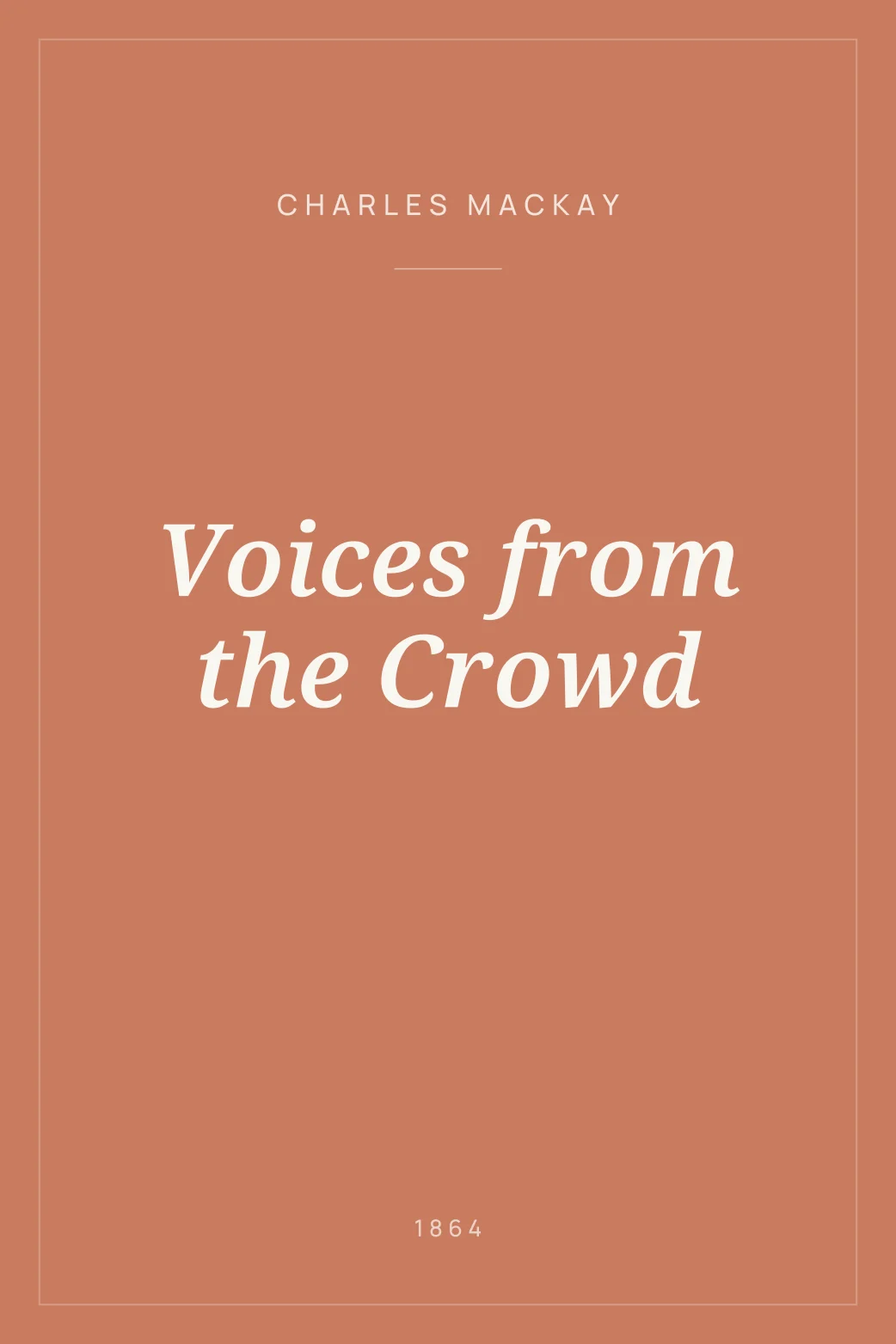 Portada de Voices from the Crowd
