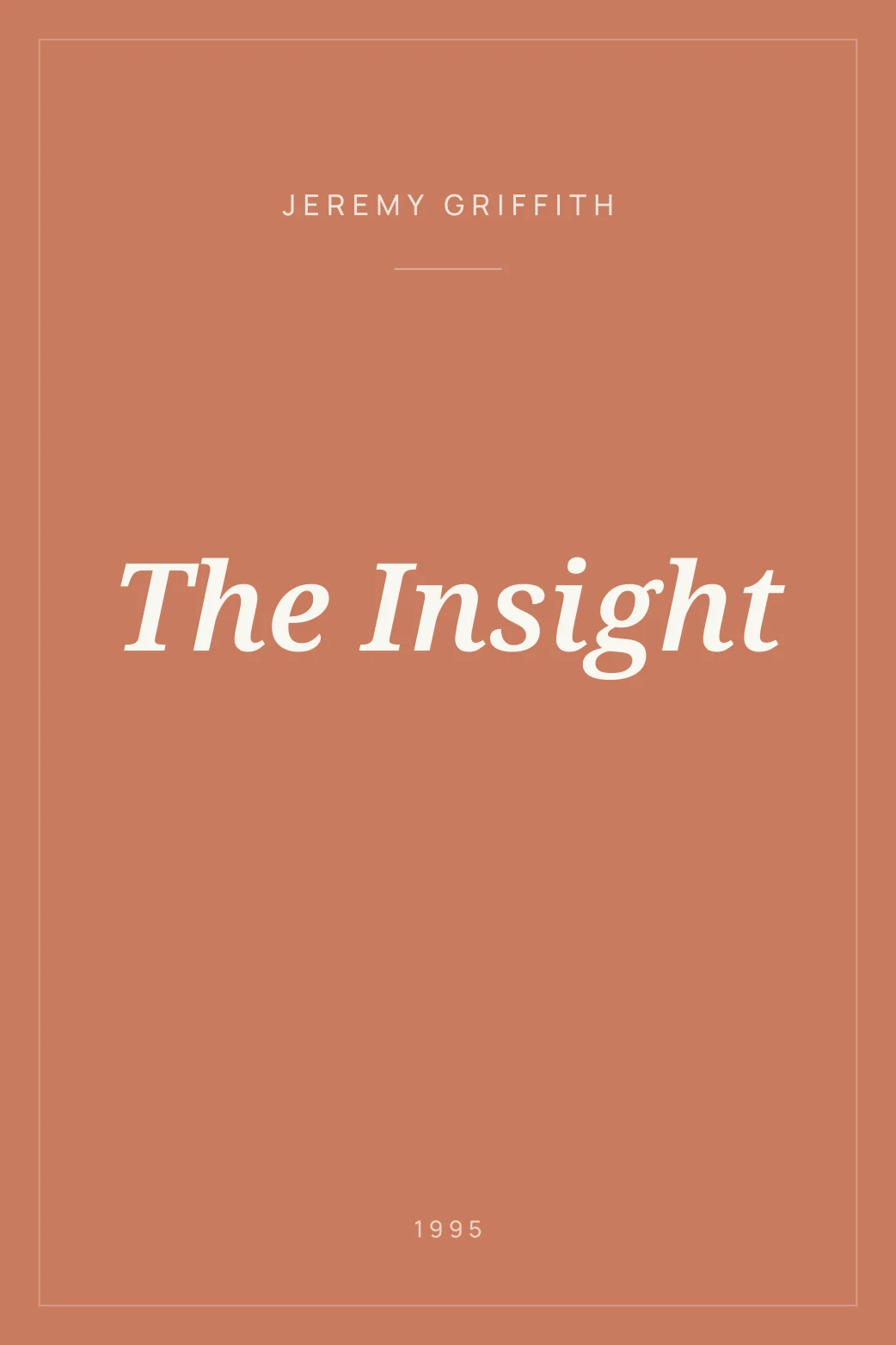 Portada de The Insight