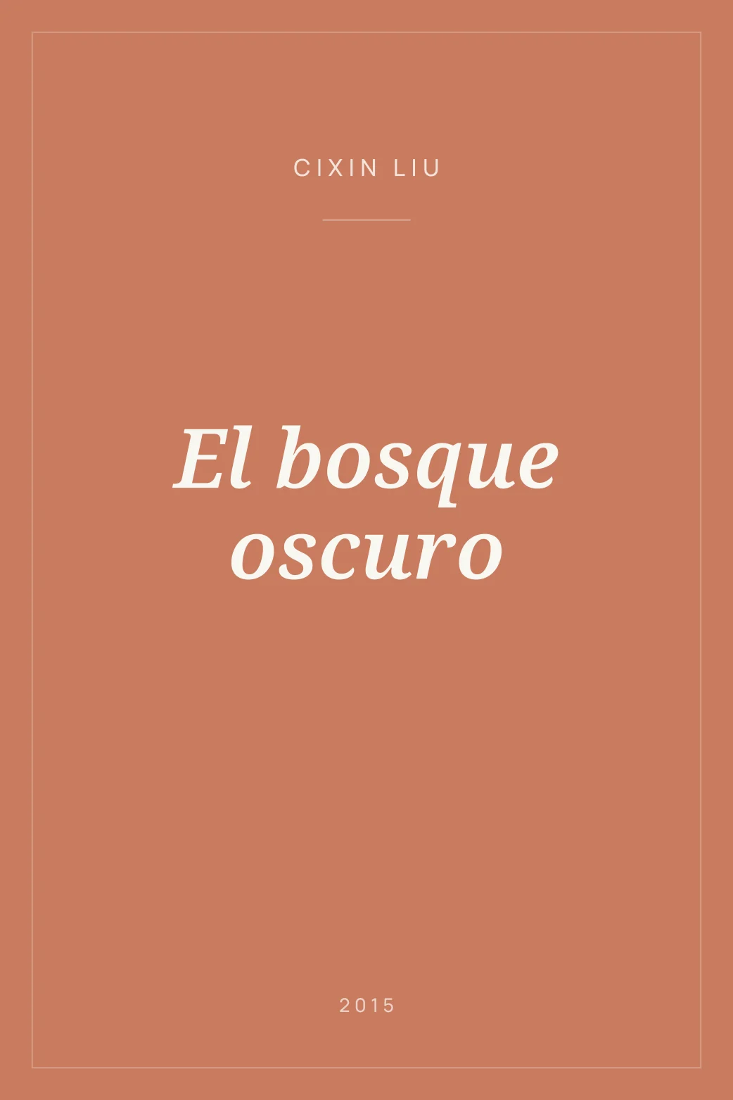 Portada de El bosque oscuro