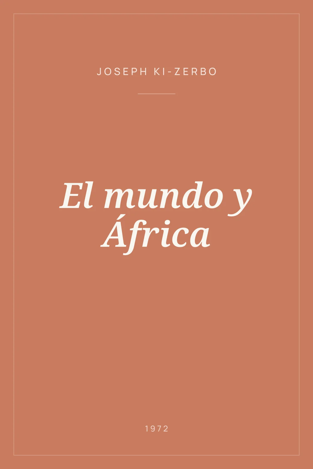 Portada de El mundo y África