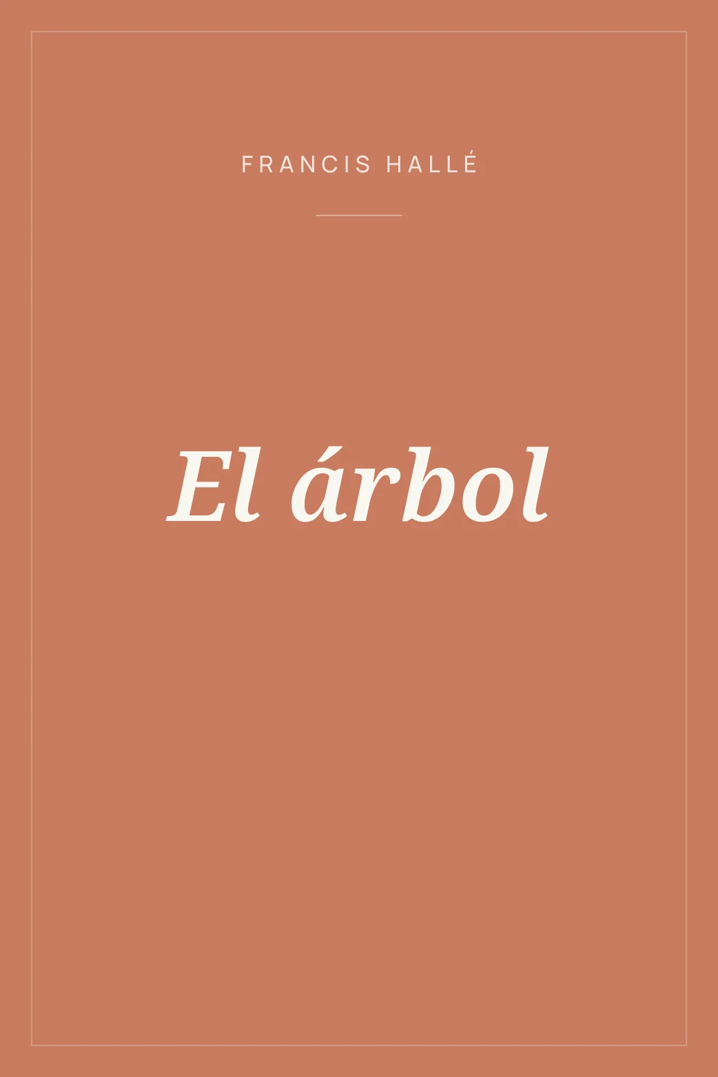Portada de El árbol