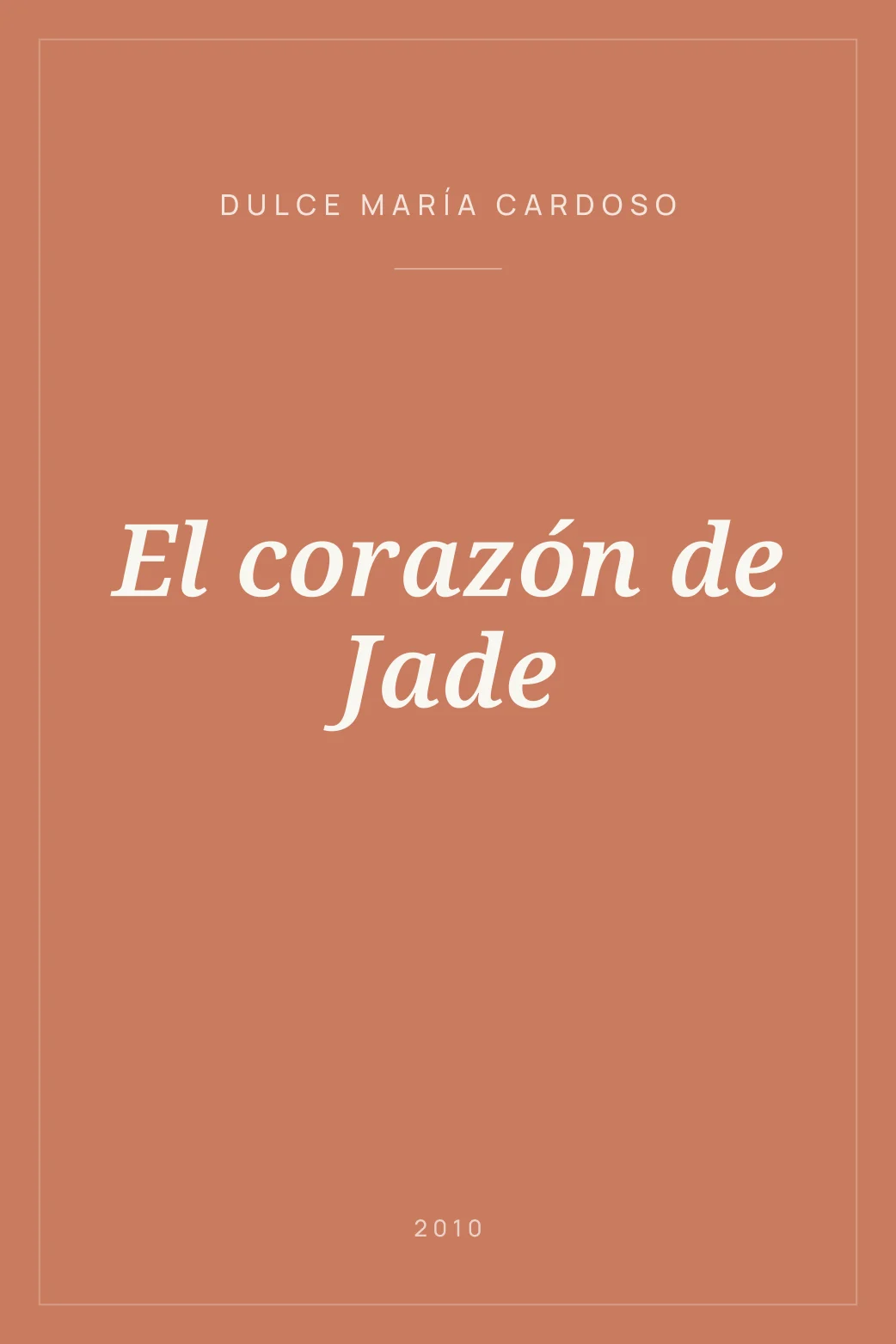 Portada de El corazón de Jade