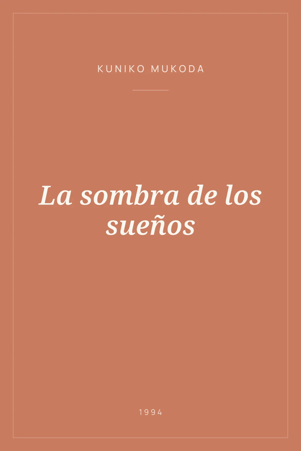 Portada de La sombra de los sueños