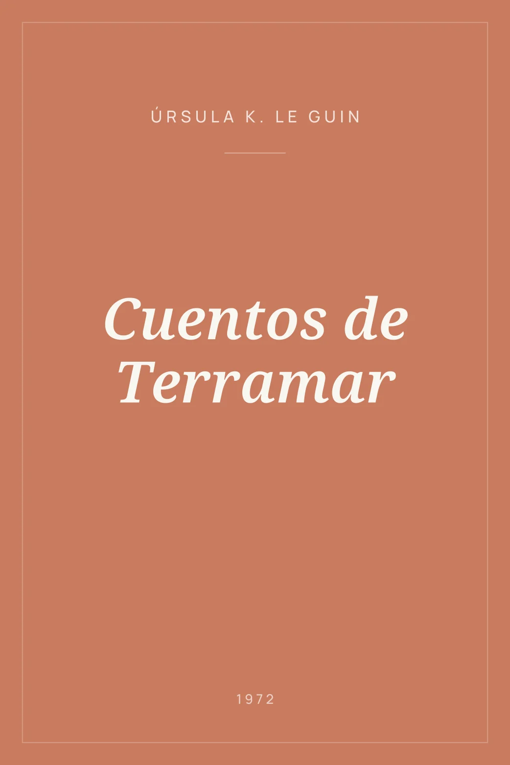 Portada de Cuentos de Terramar