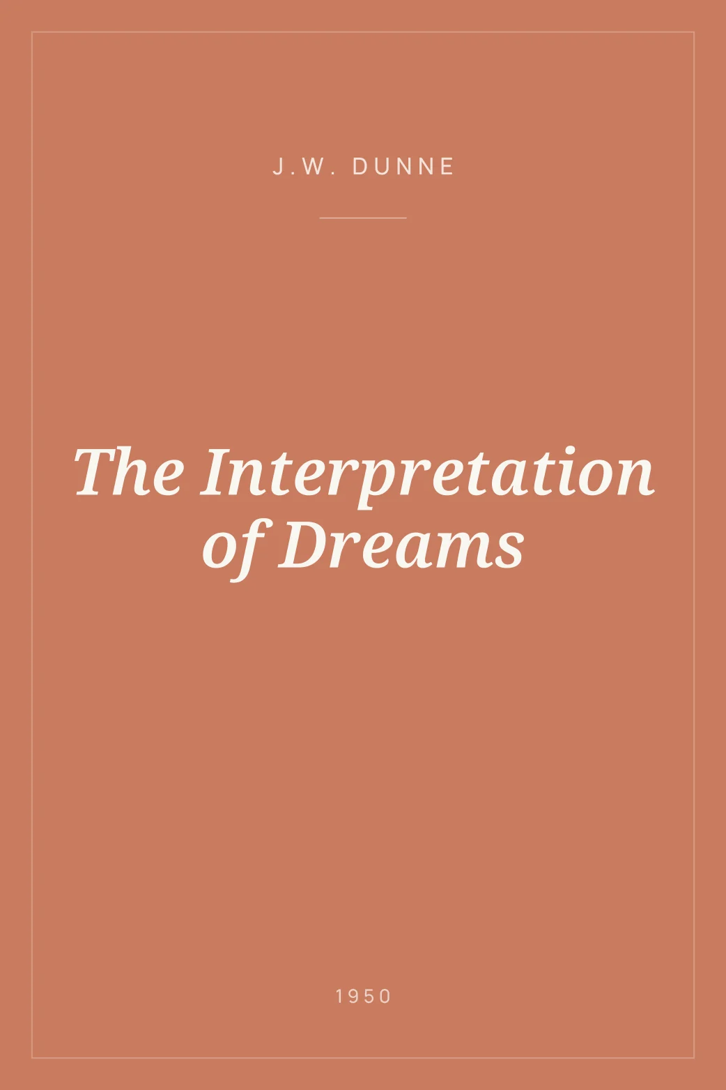 Portada de The Interpretation of Dreams