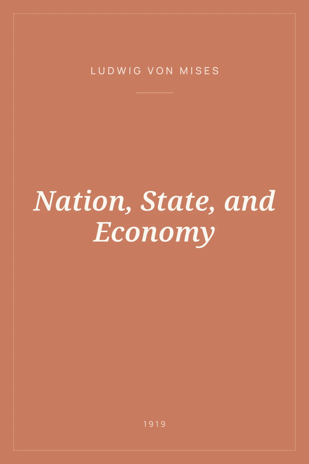 Portada de Nation, State, and Economy