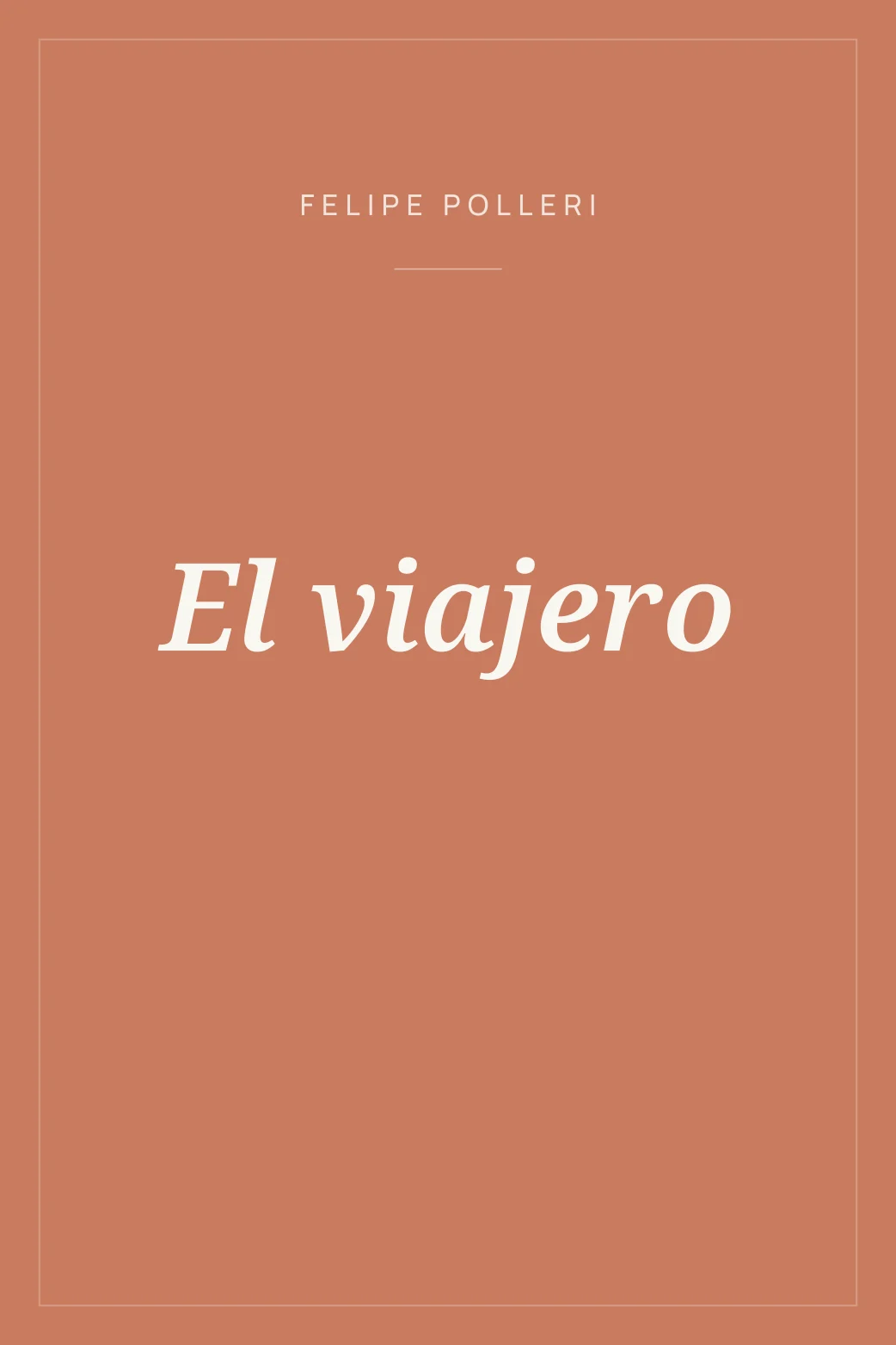 Portada de El viajero