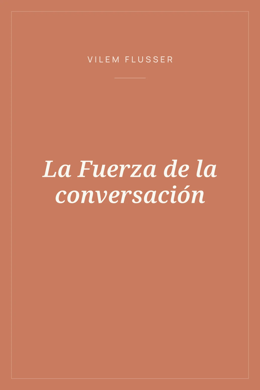 Portada de La Fuerza de la conversación