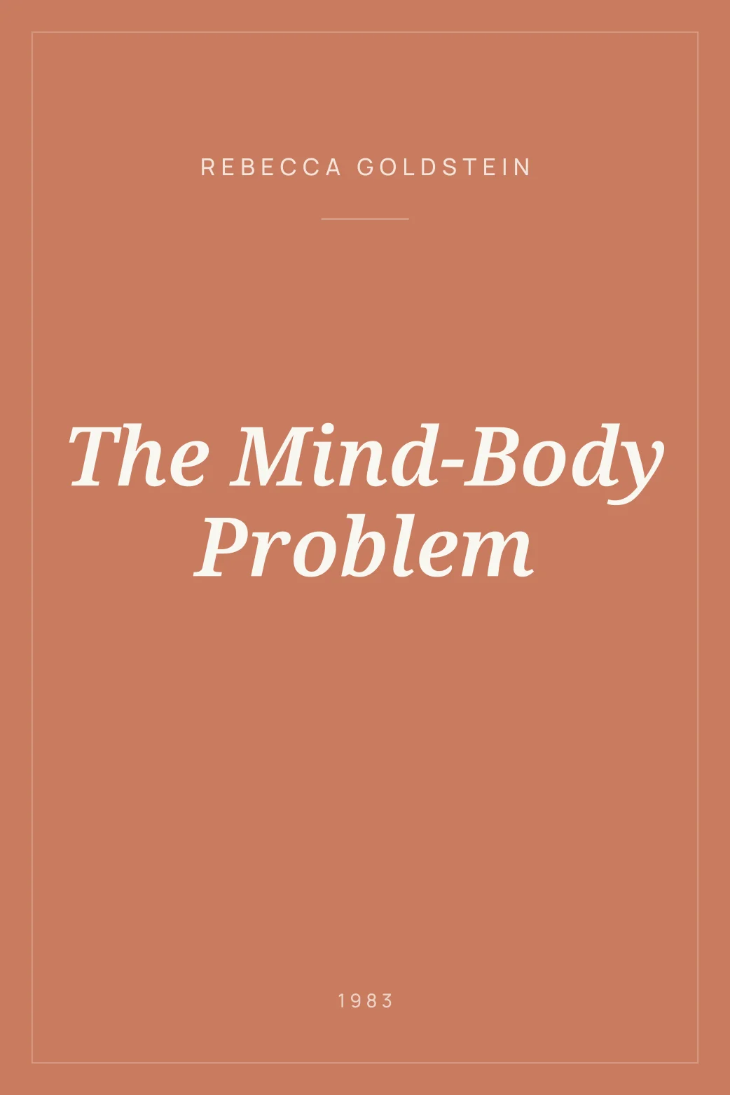 Portada de The Mind-Body Problem