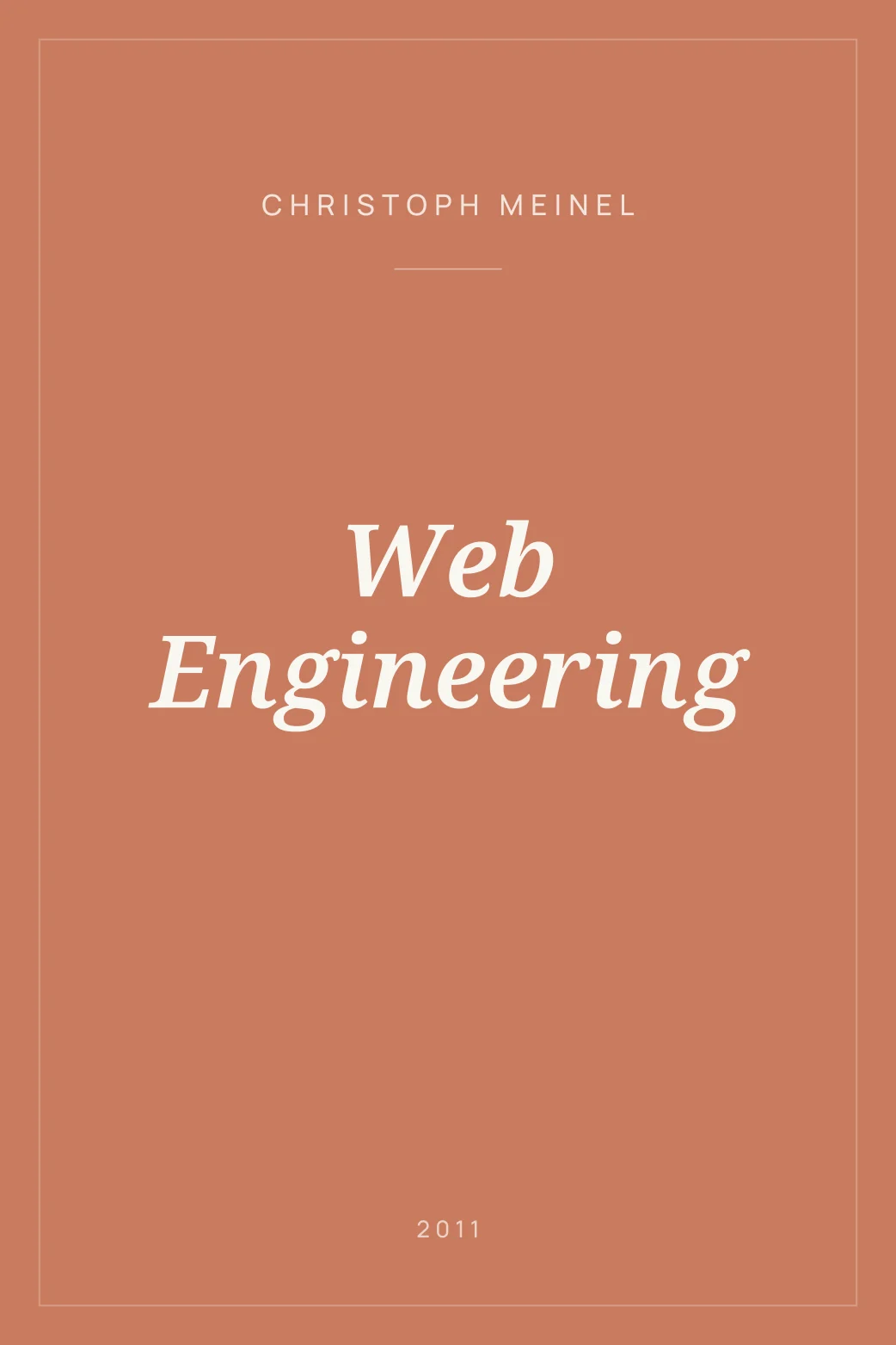 Portada de Web Engineering