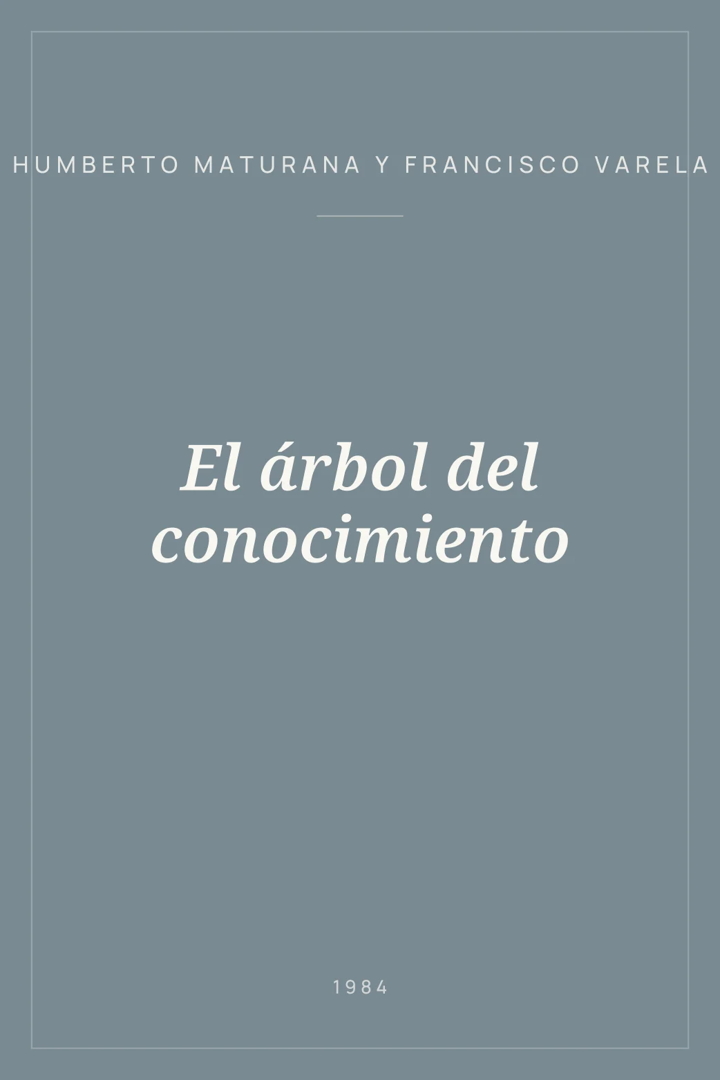 Portada de El árbol del conocimiento