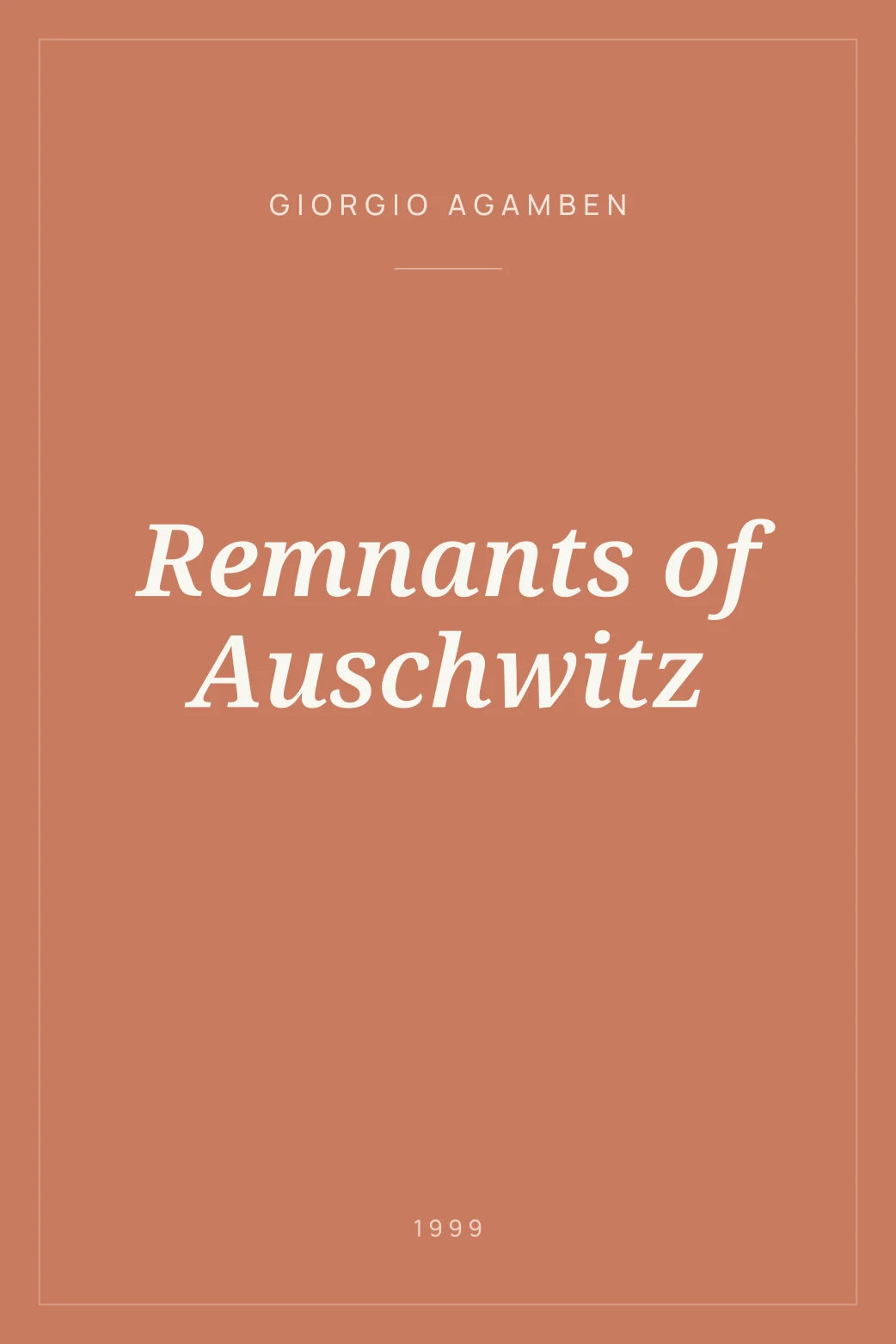 Portada de Remnants of Auschwitz