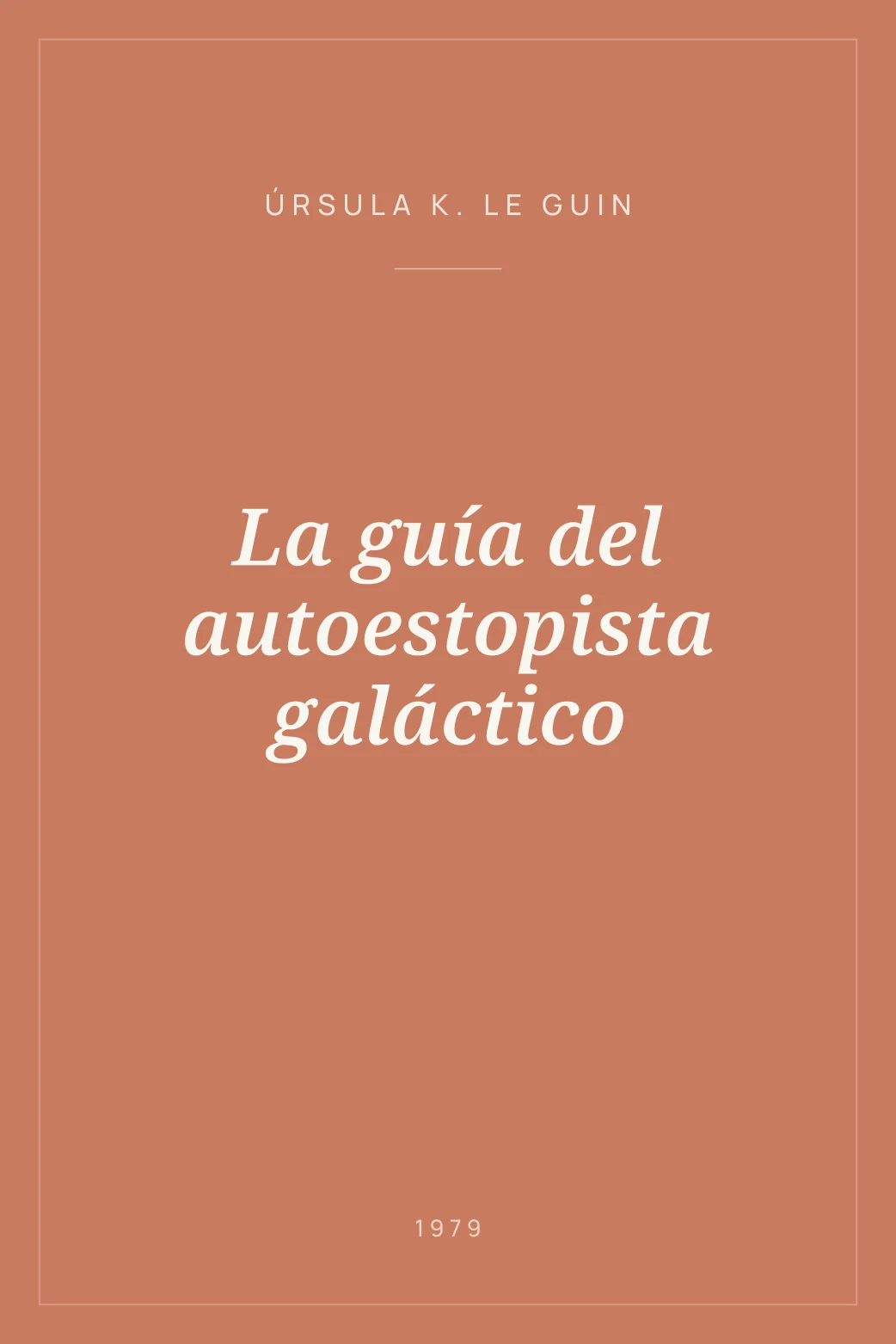Portada de La guía del autoestopista galáctico