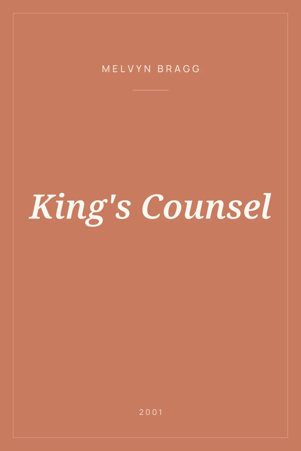 Portada de King's Counsel