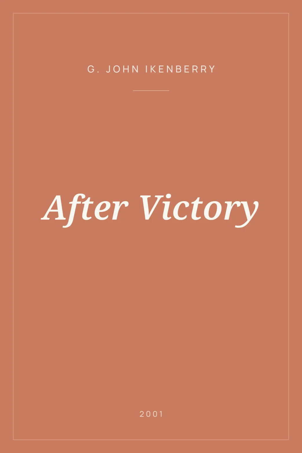 Portada de After Victory