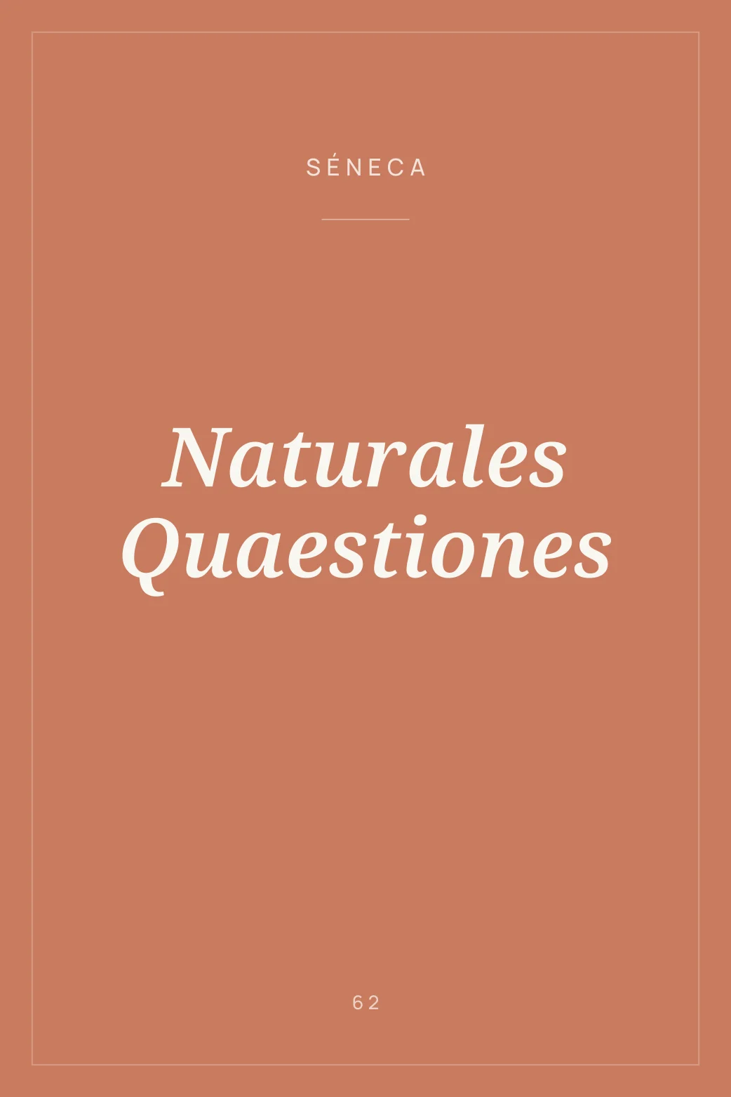 Portada de Naturales Quaestiones