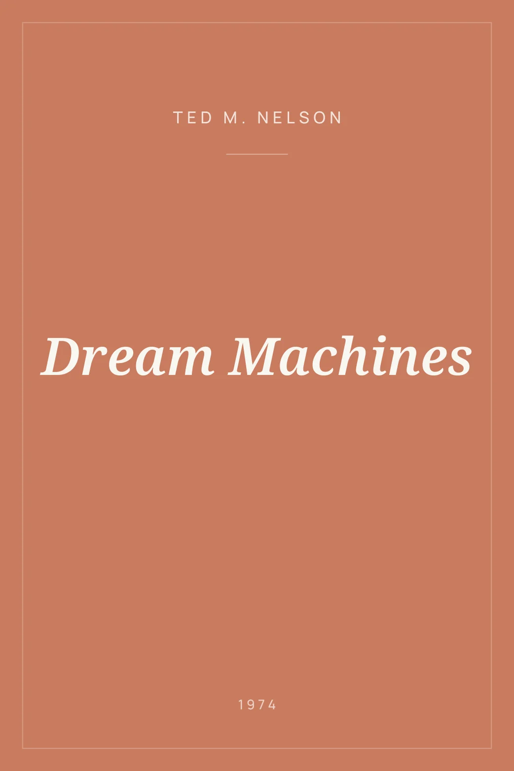 Portada de Dream Machines