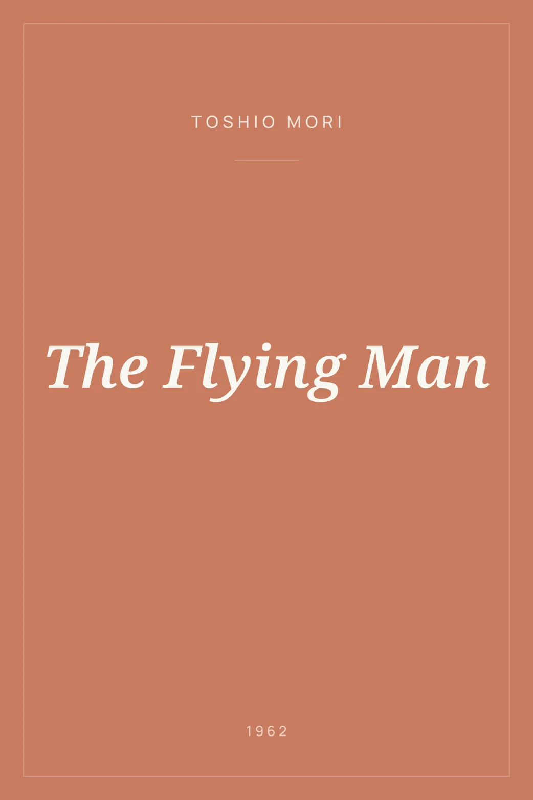 Portada de The Flying Man