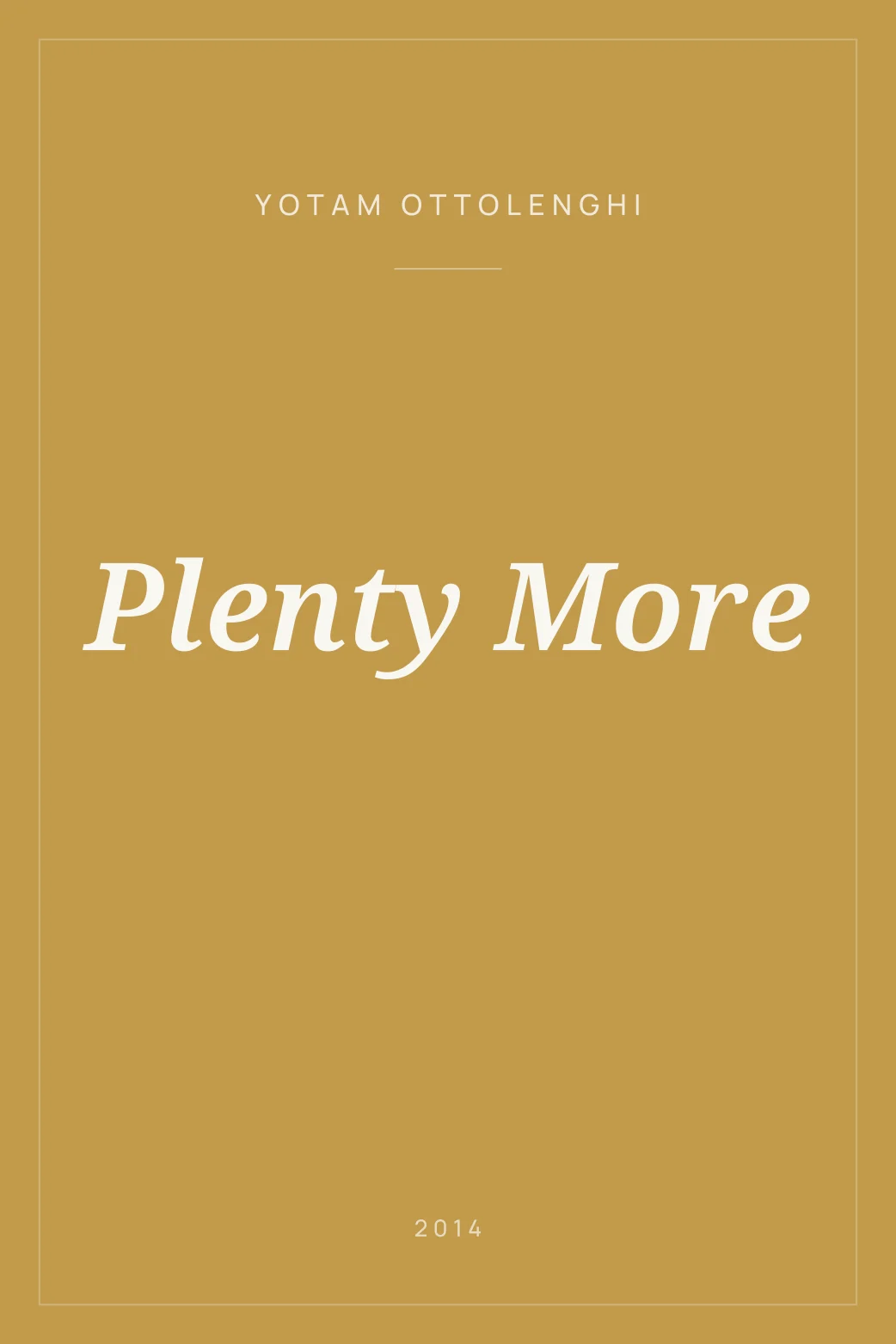 Portada de Plenty More