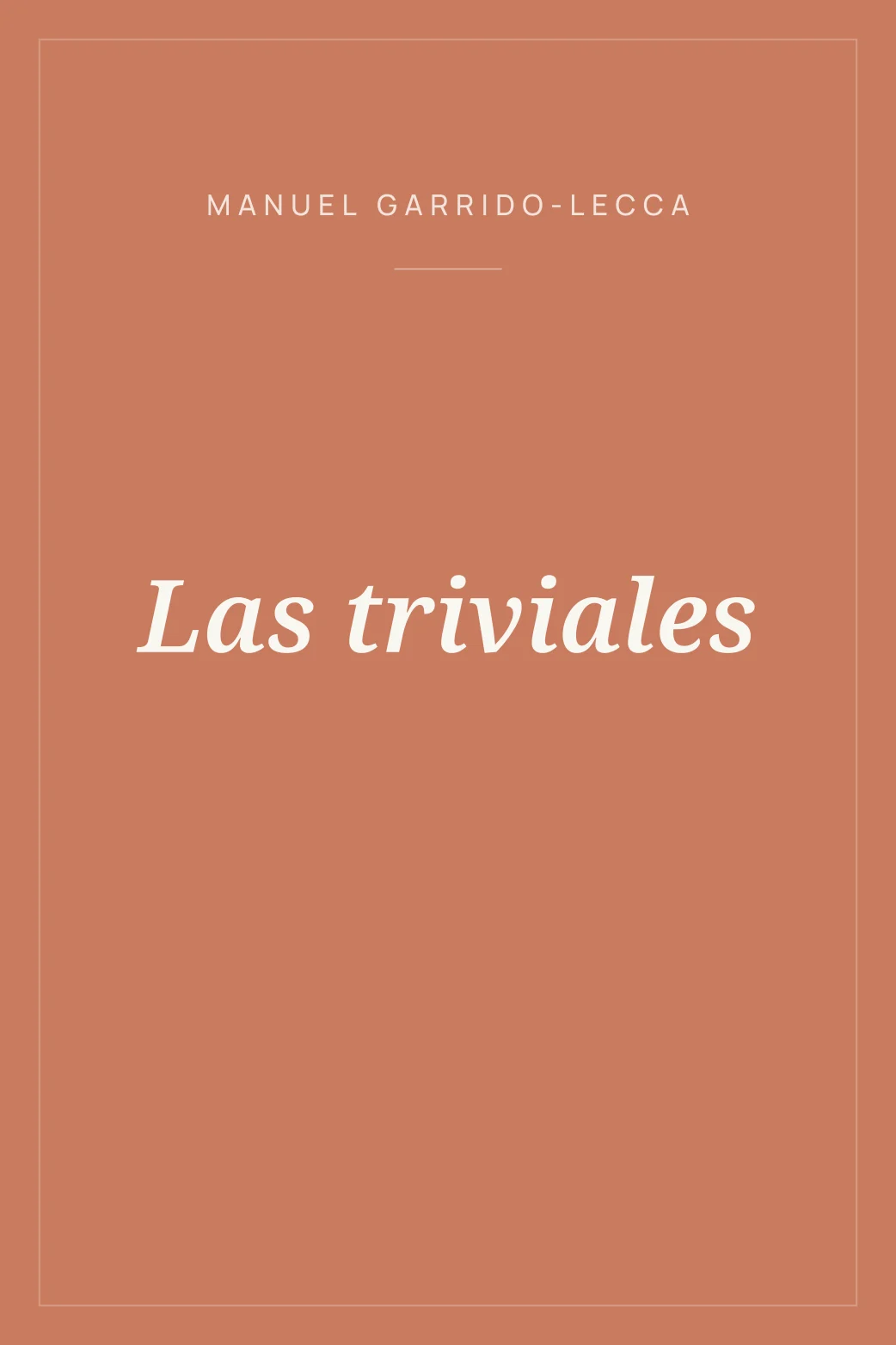 Portada de Las triviales