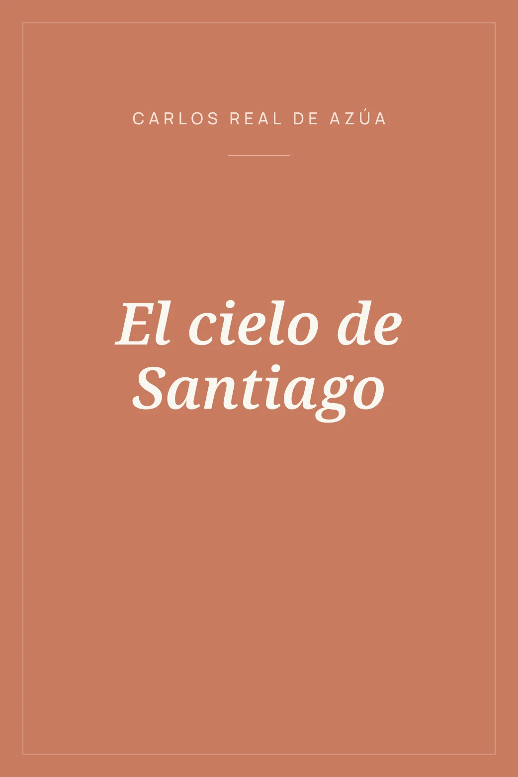Portada de El cielo de Santiago