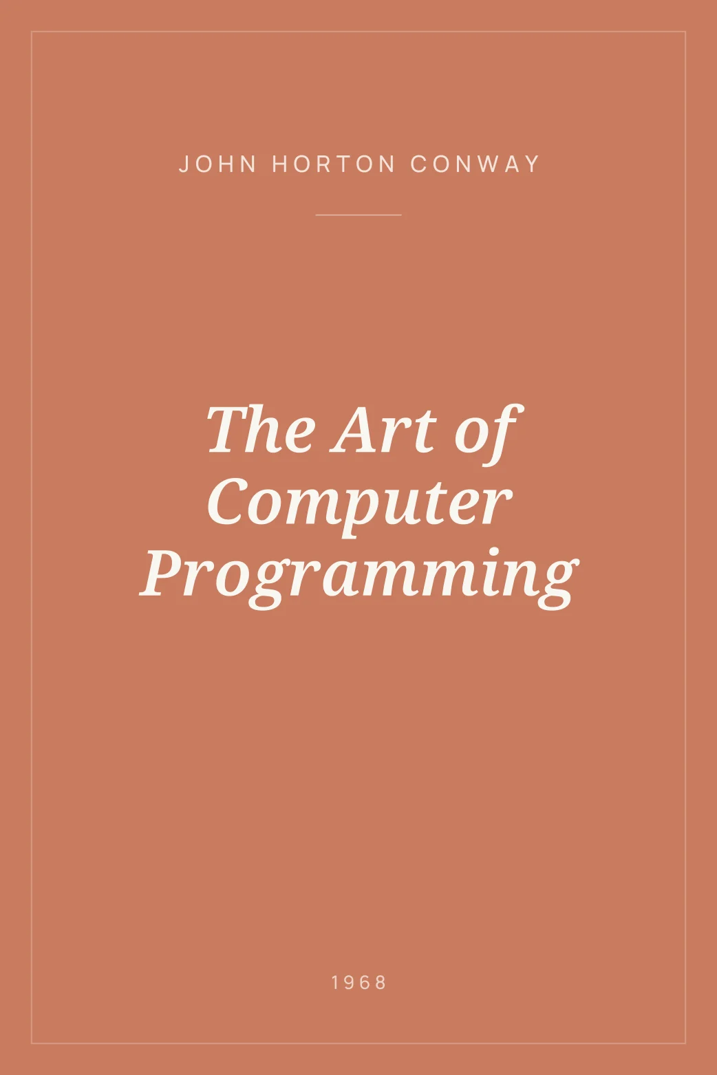 Portada de The Art of Computer Programming