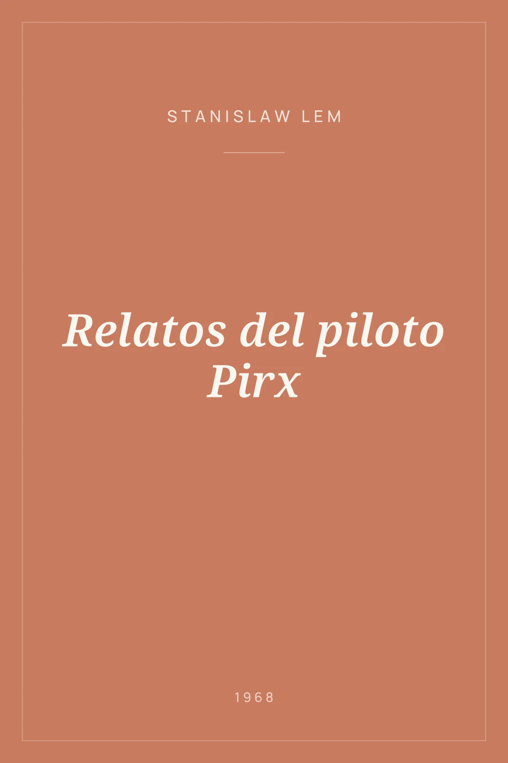 Portada de Relatos del piloto Pirx