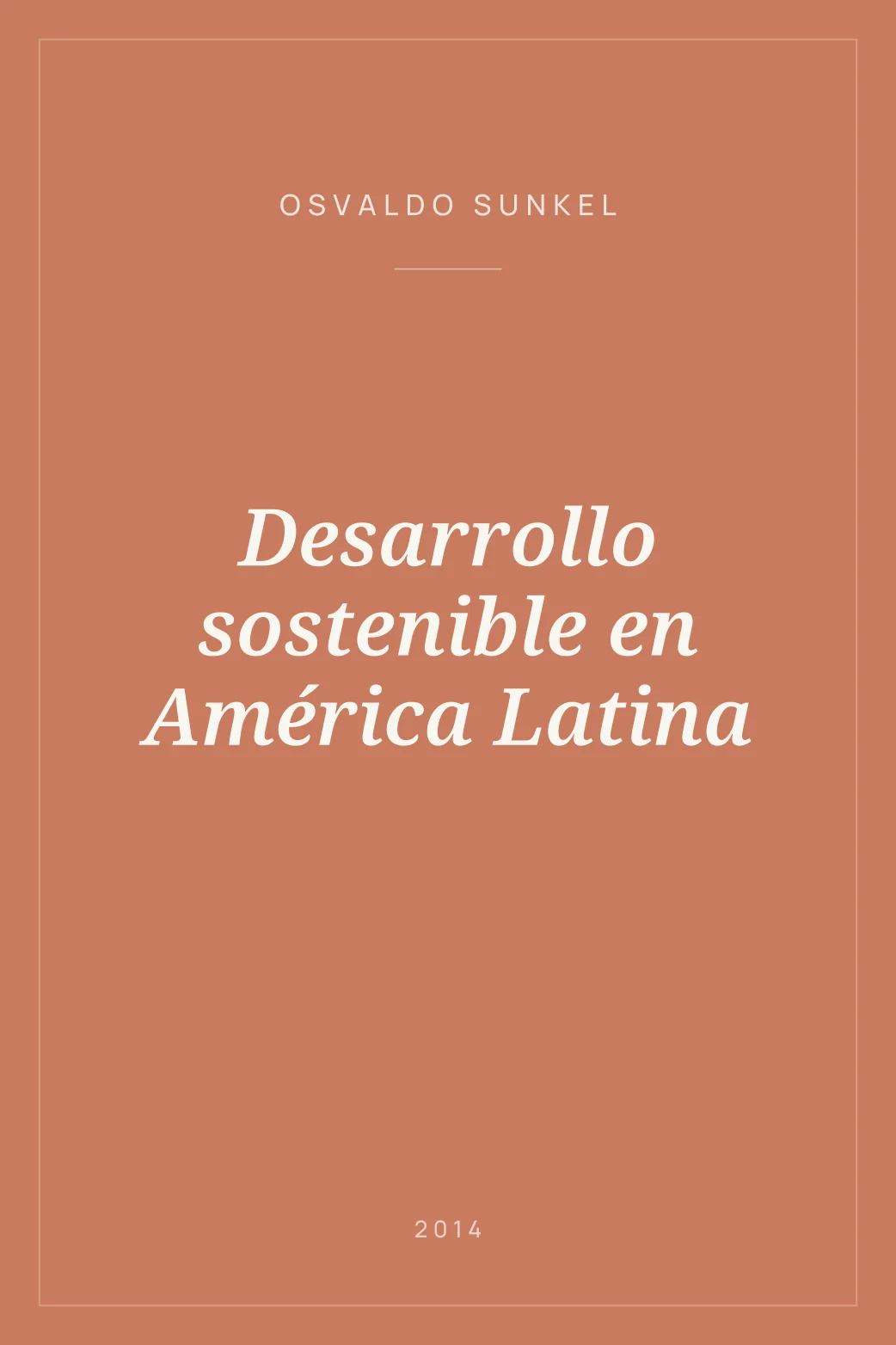 Portada de Desarrollo sostenible en América Latina